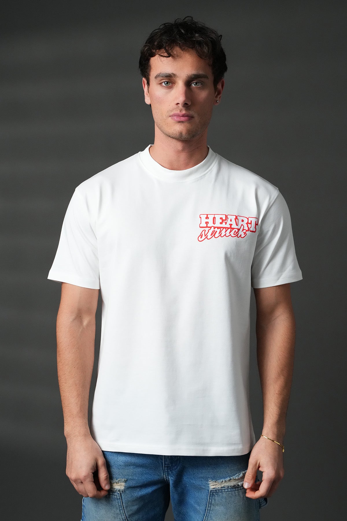 T-Shirt Get Heart blanc