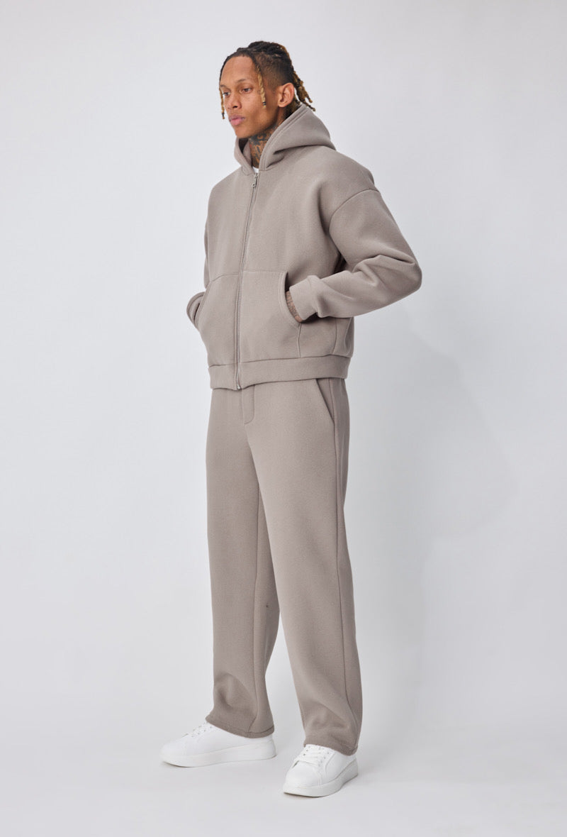 Ensemble oversize taupe