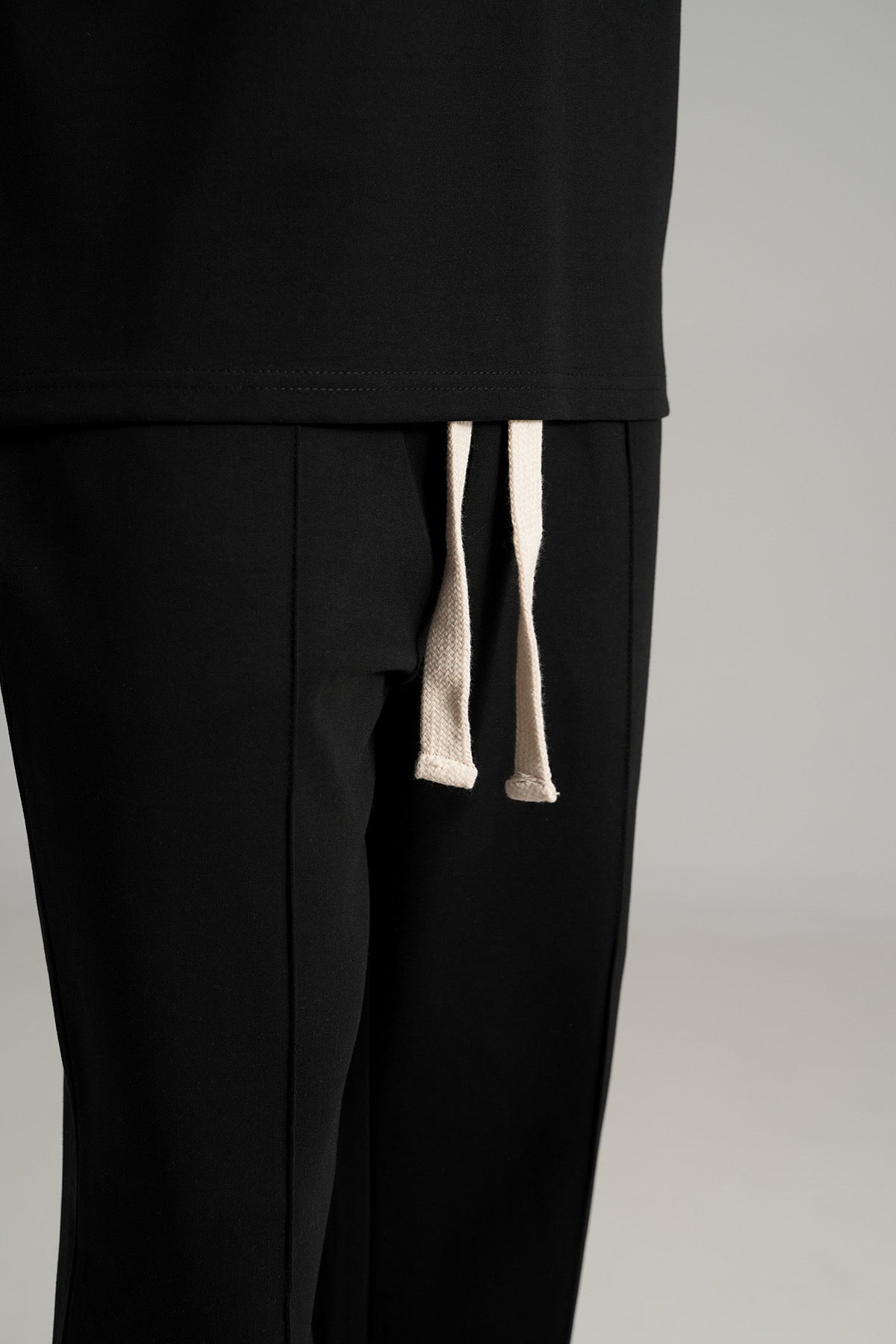Ensemble noir Polo zip + pantalon