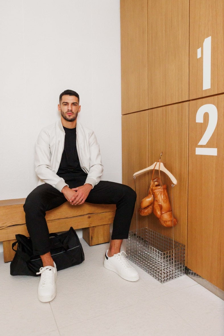 Veste Simili cuir crème