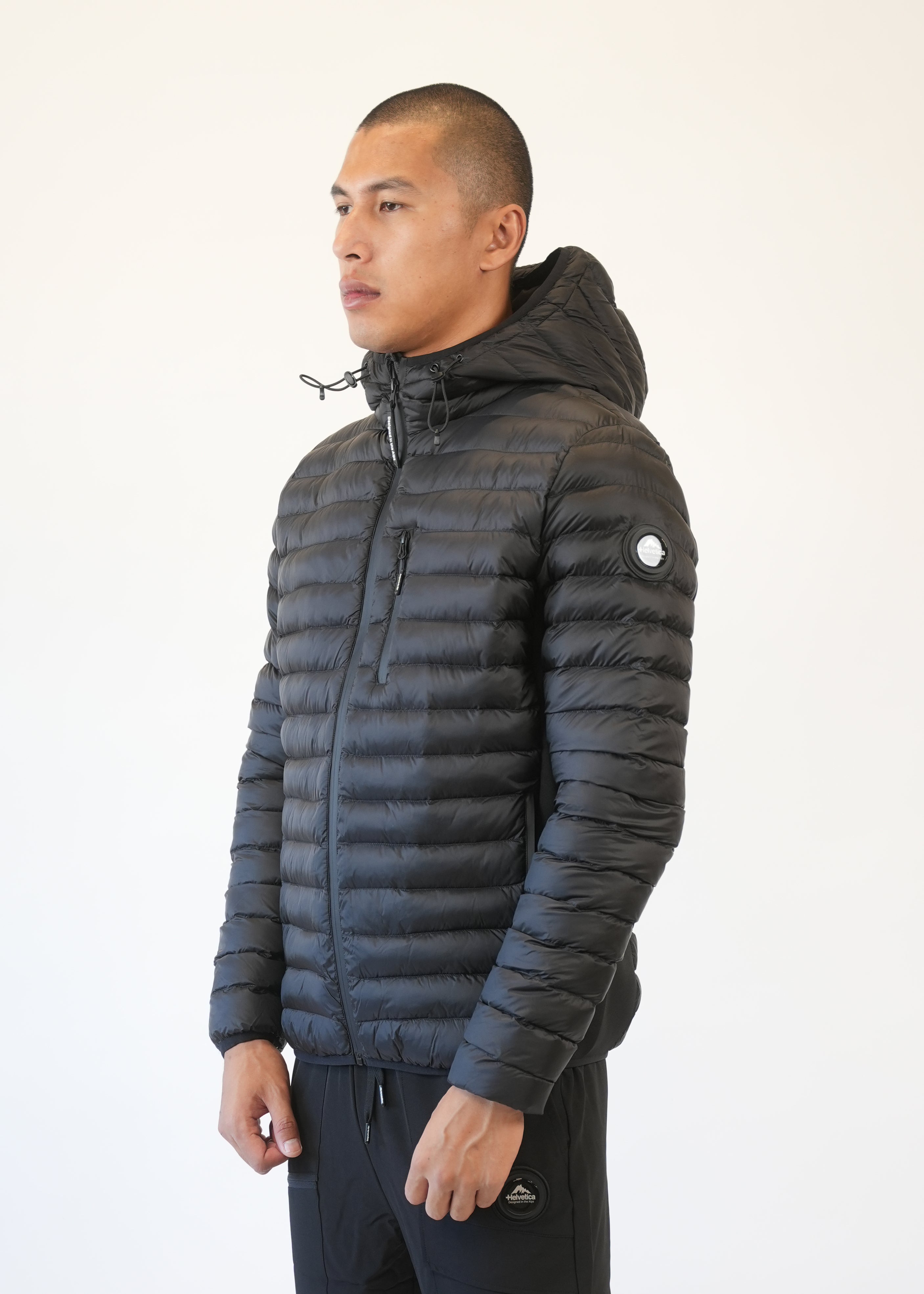 Helvetica - Veste doudoune Nevada noir