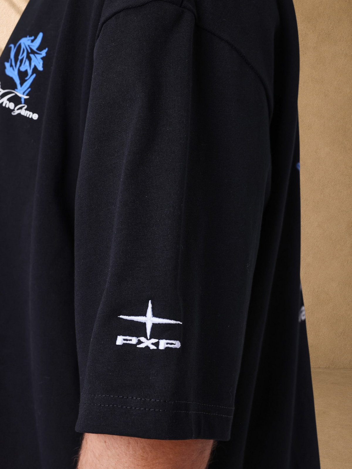 PXP - T-SHIRT FLORAL NOIR