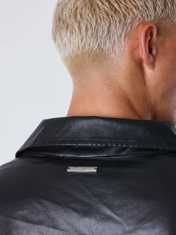 PXP - Veste en jean bling diamant grise