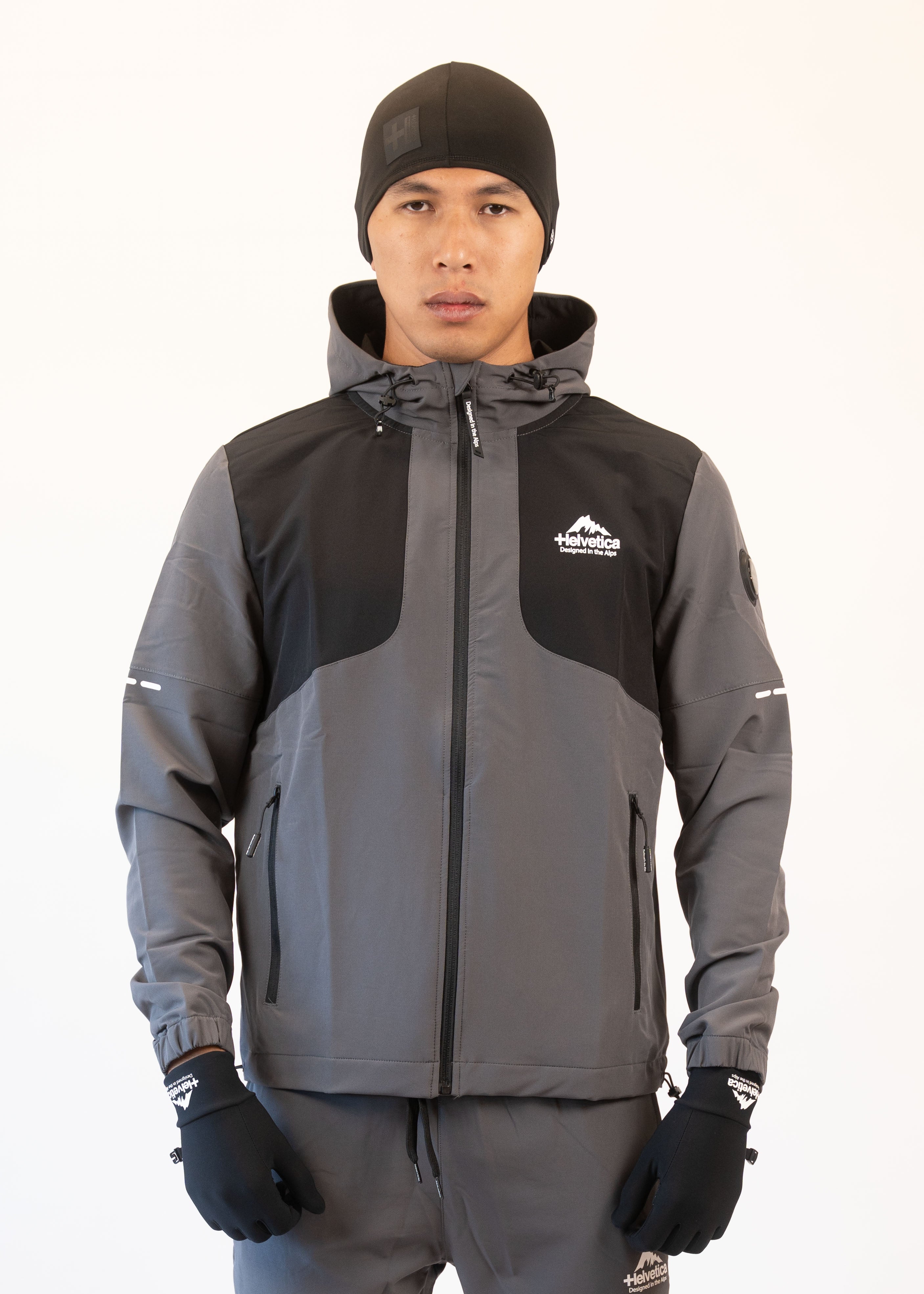 Helvetica - Veste Swindon Dark grey