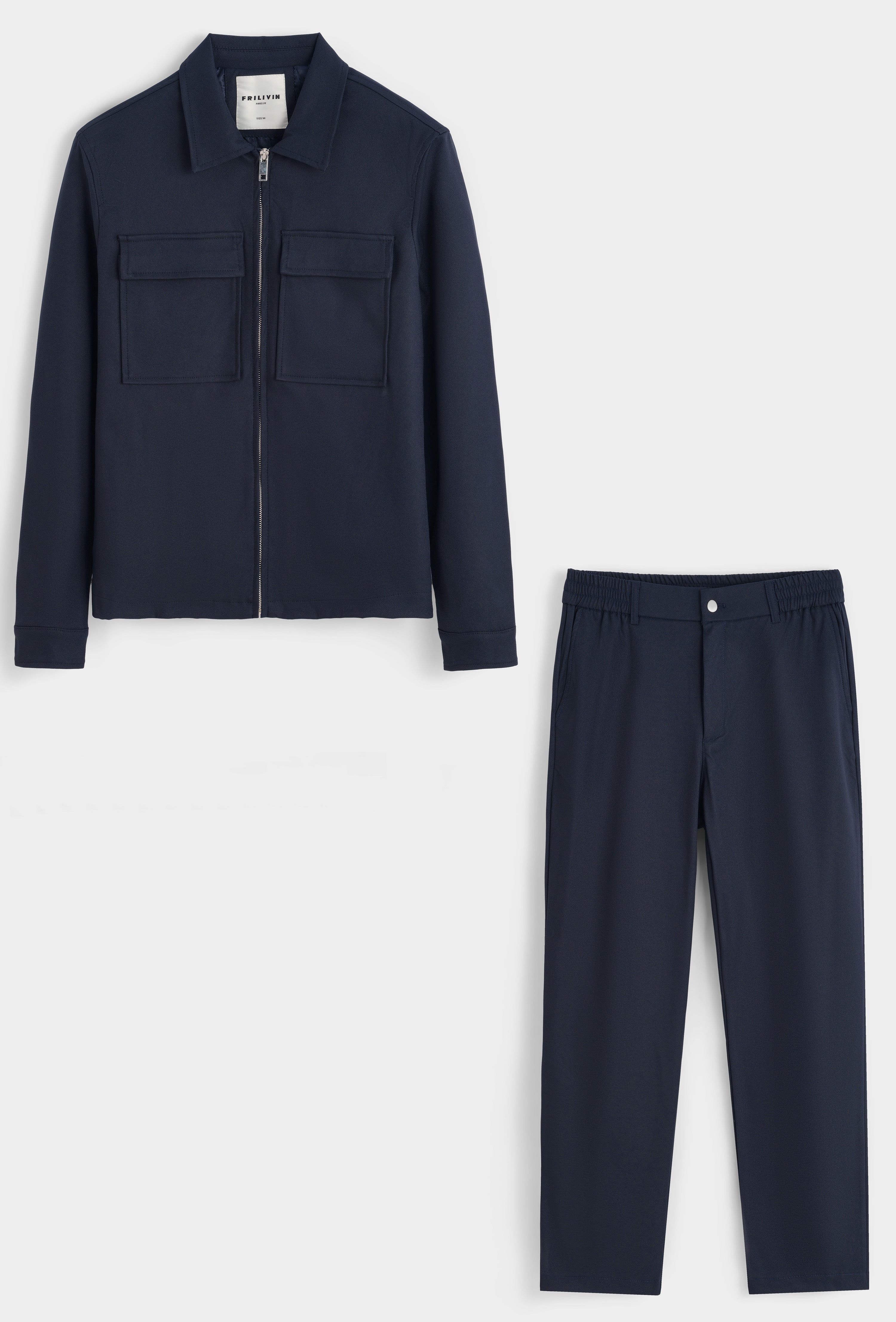 Ensemble cosy bleu marine