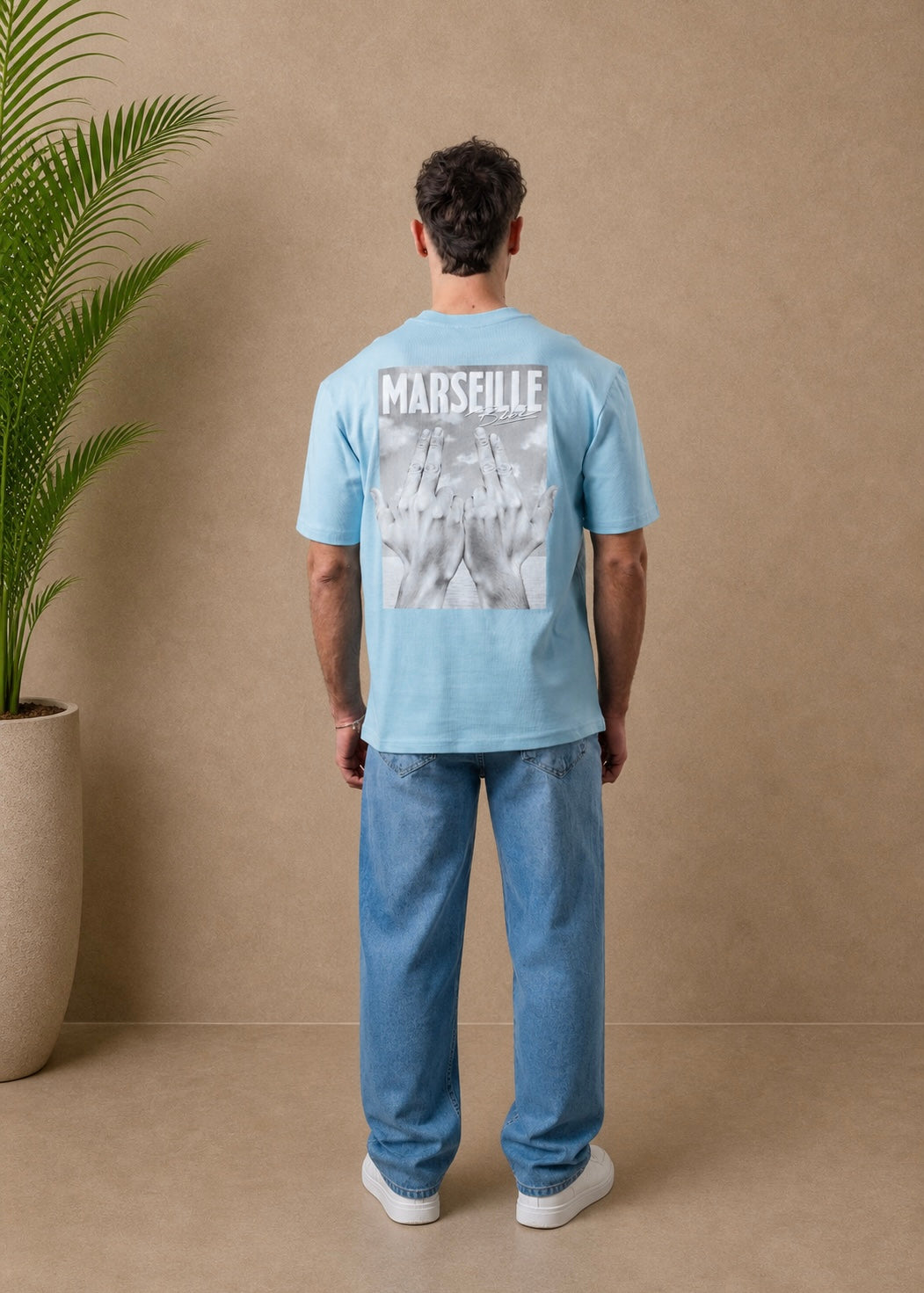 T-Shirt Marseille Jul bleu