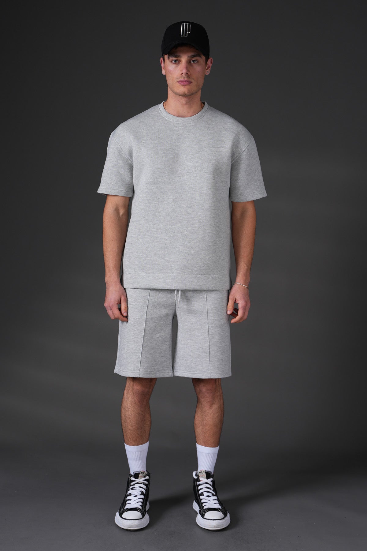 Ensemble short Néoprène gris