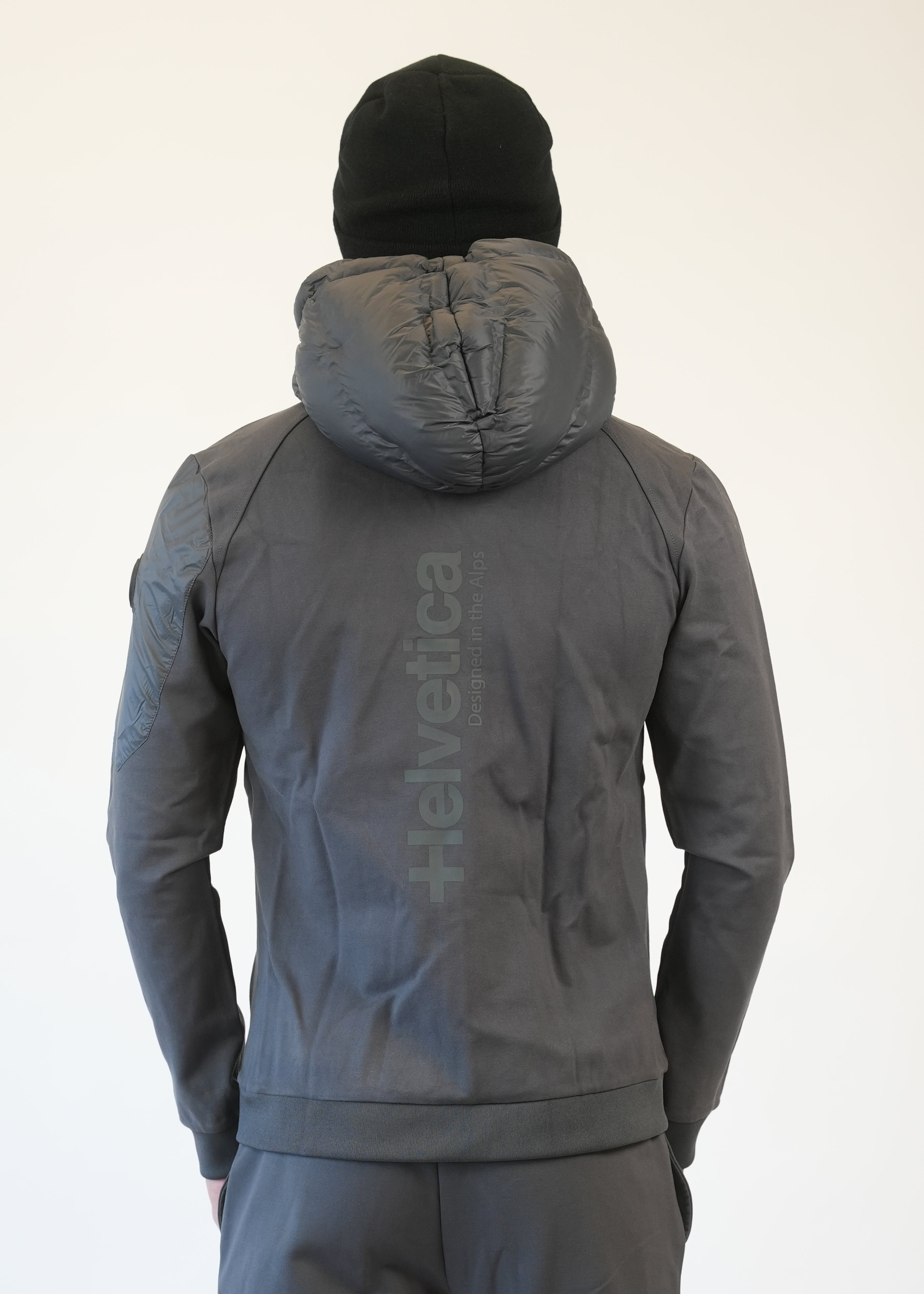 Helvetica - Veste doudoune Isere Dark Grey