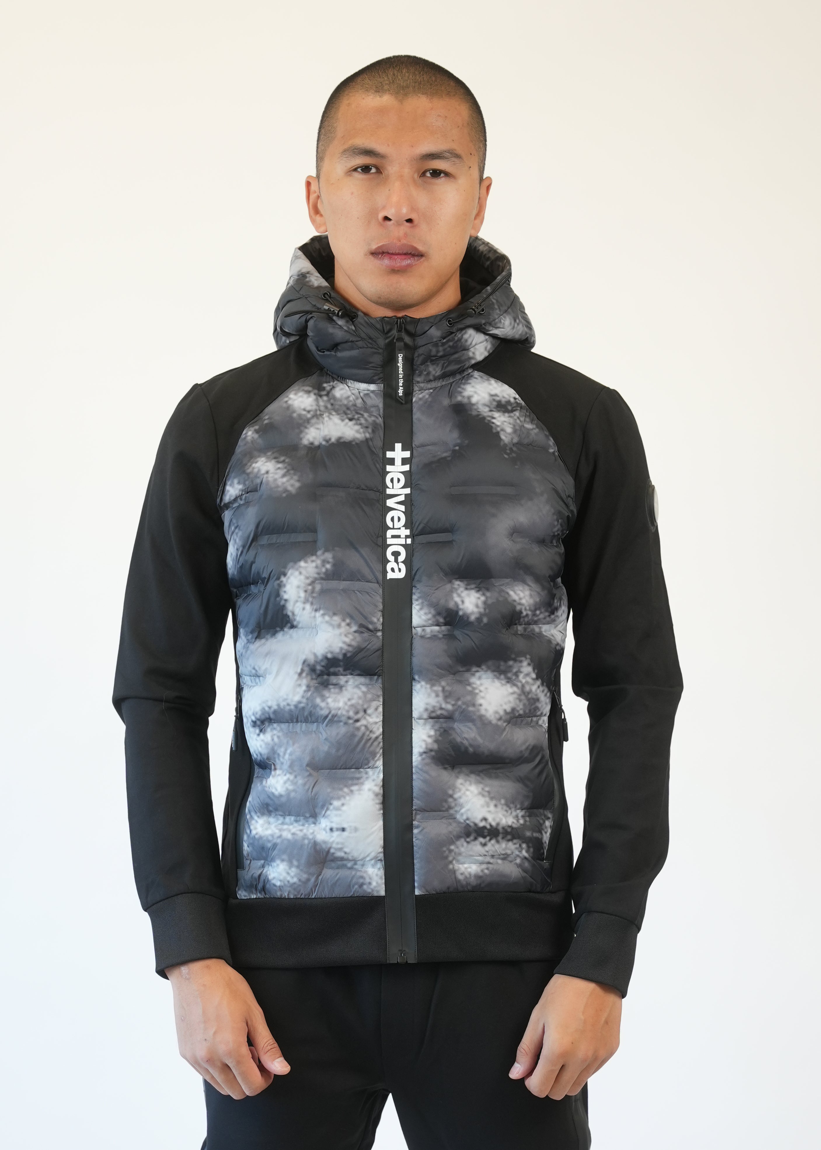 Helvetica - Veste doudoune Megeve noir