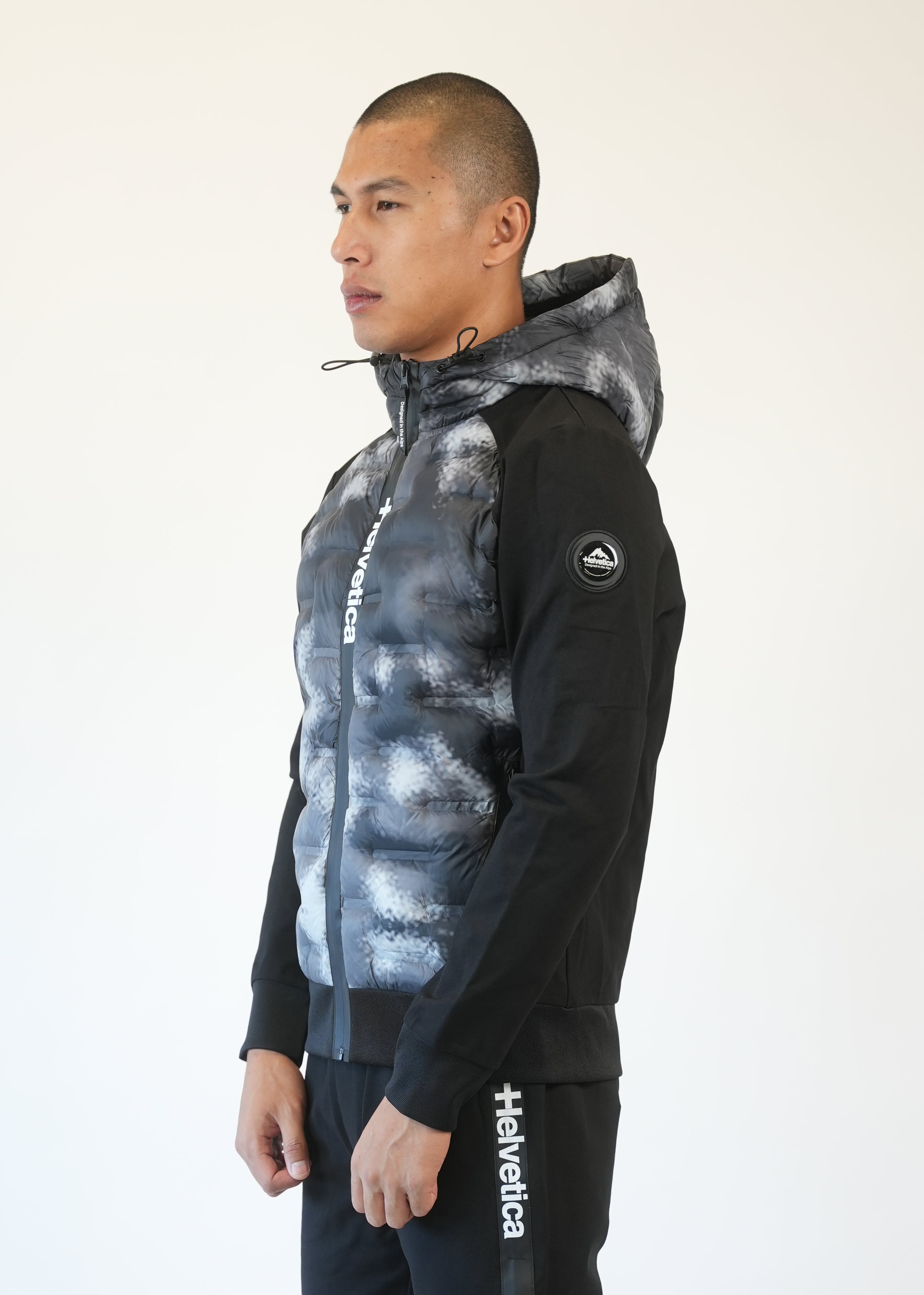 Helvetica - Veste doudoune Megeve noir