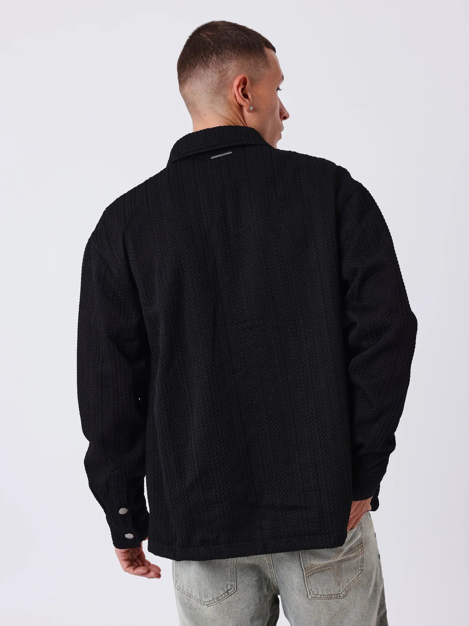 PXP - Surchemise texturée noir