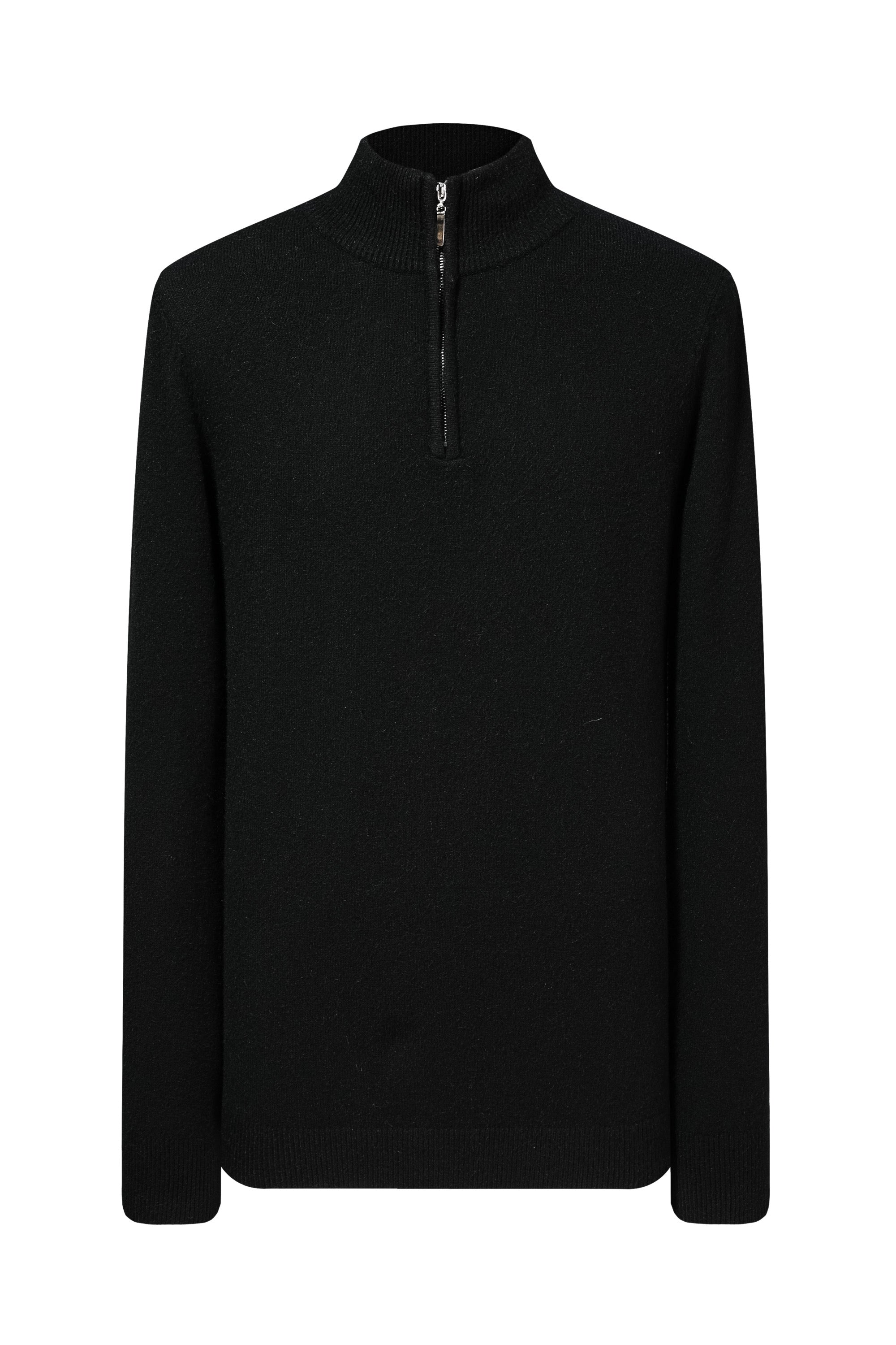 Pull zip noir