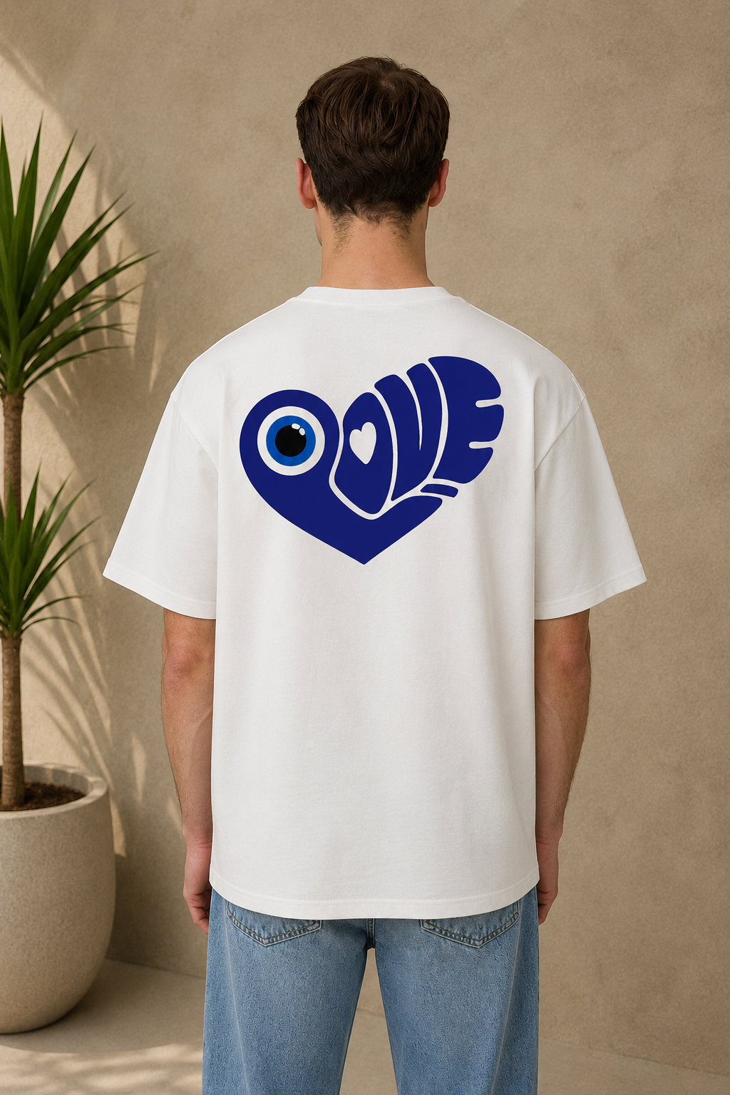 T-shirt Hearts blanc