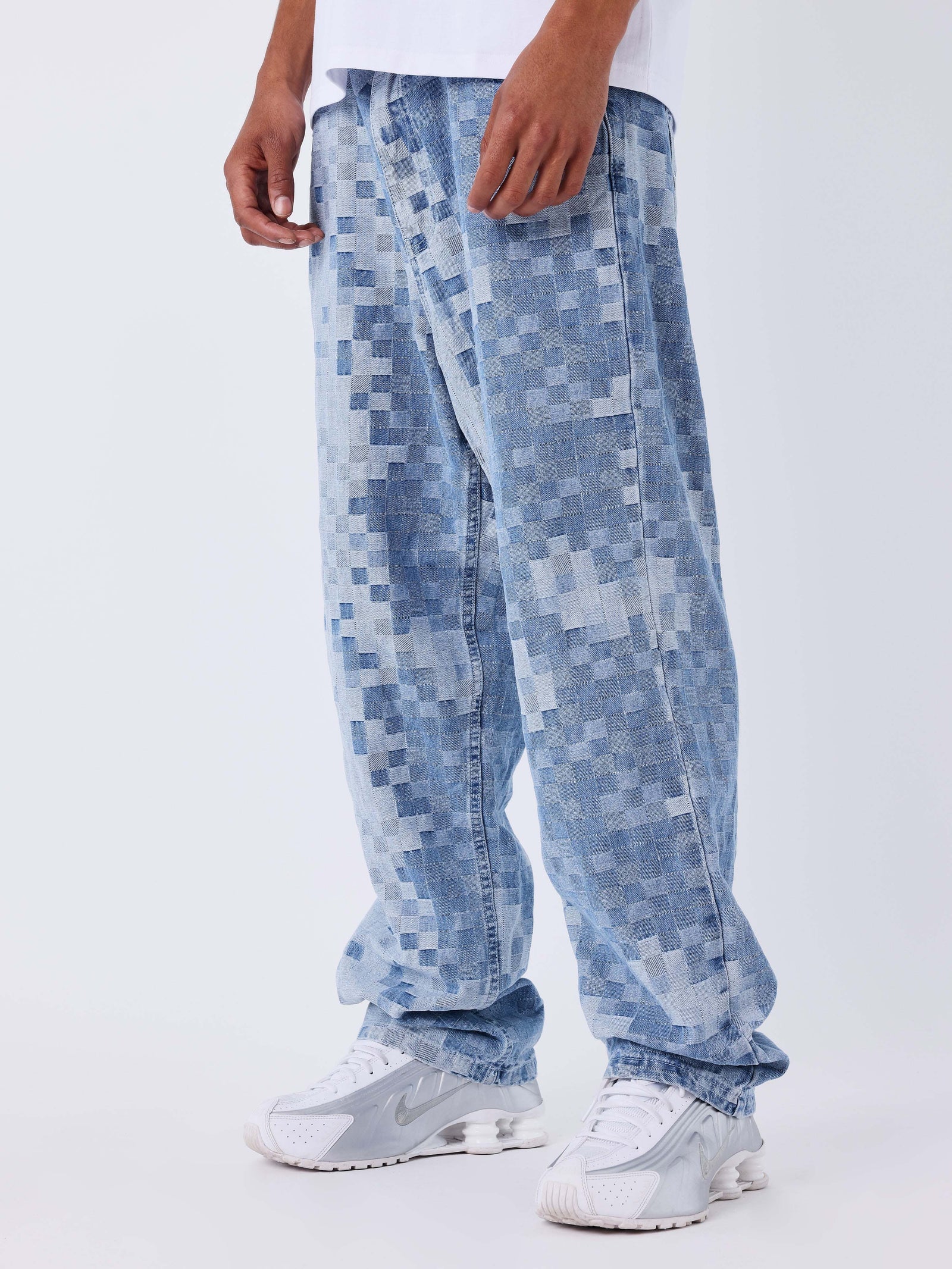 PXP - Jean loose pixel bleu