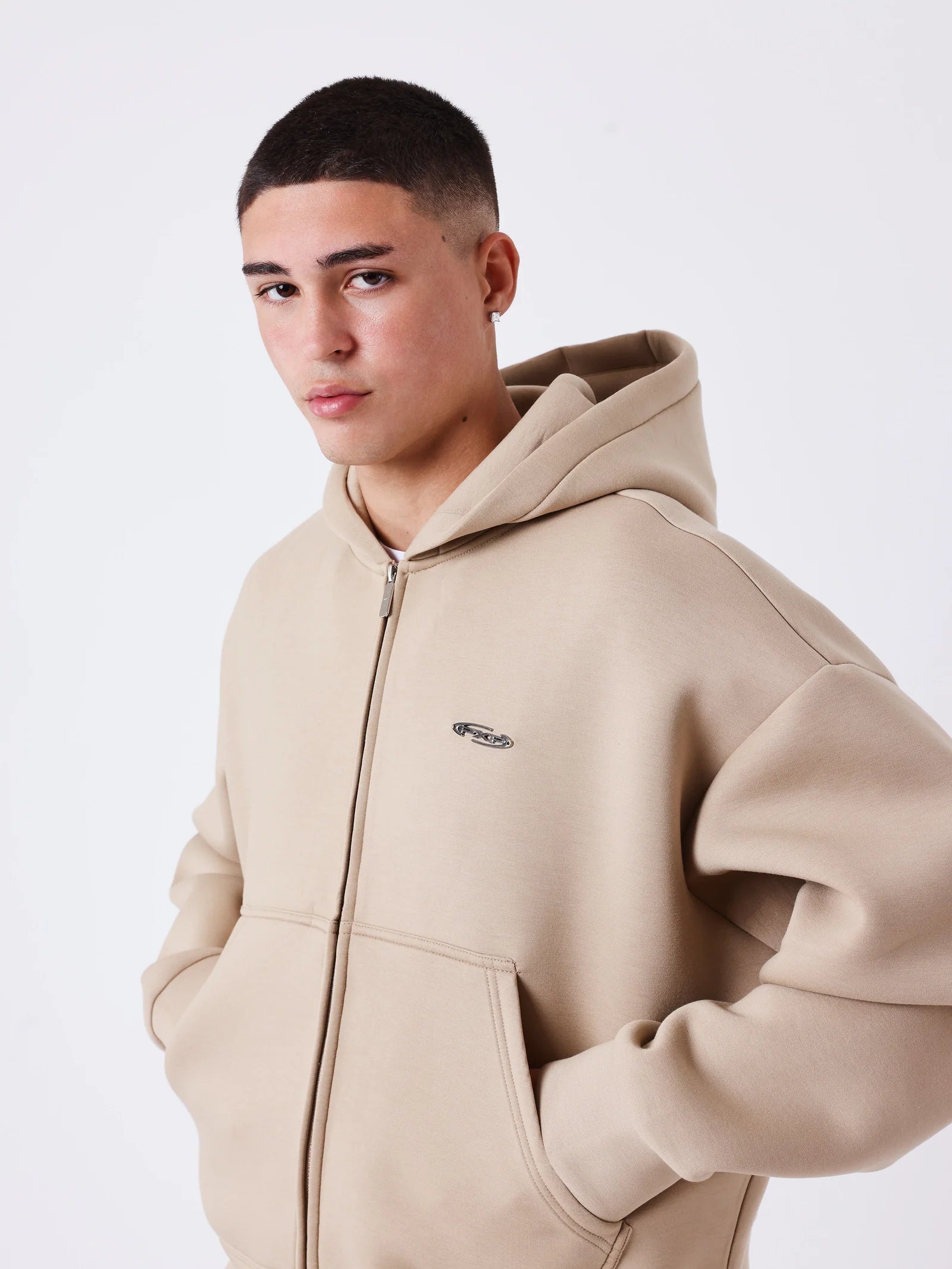 PXP - Veste capuche Néoprène beige