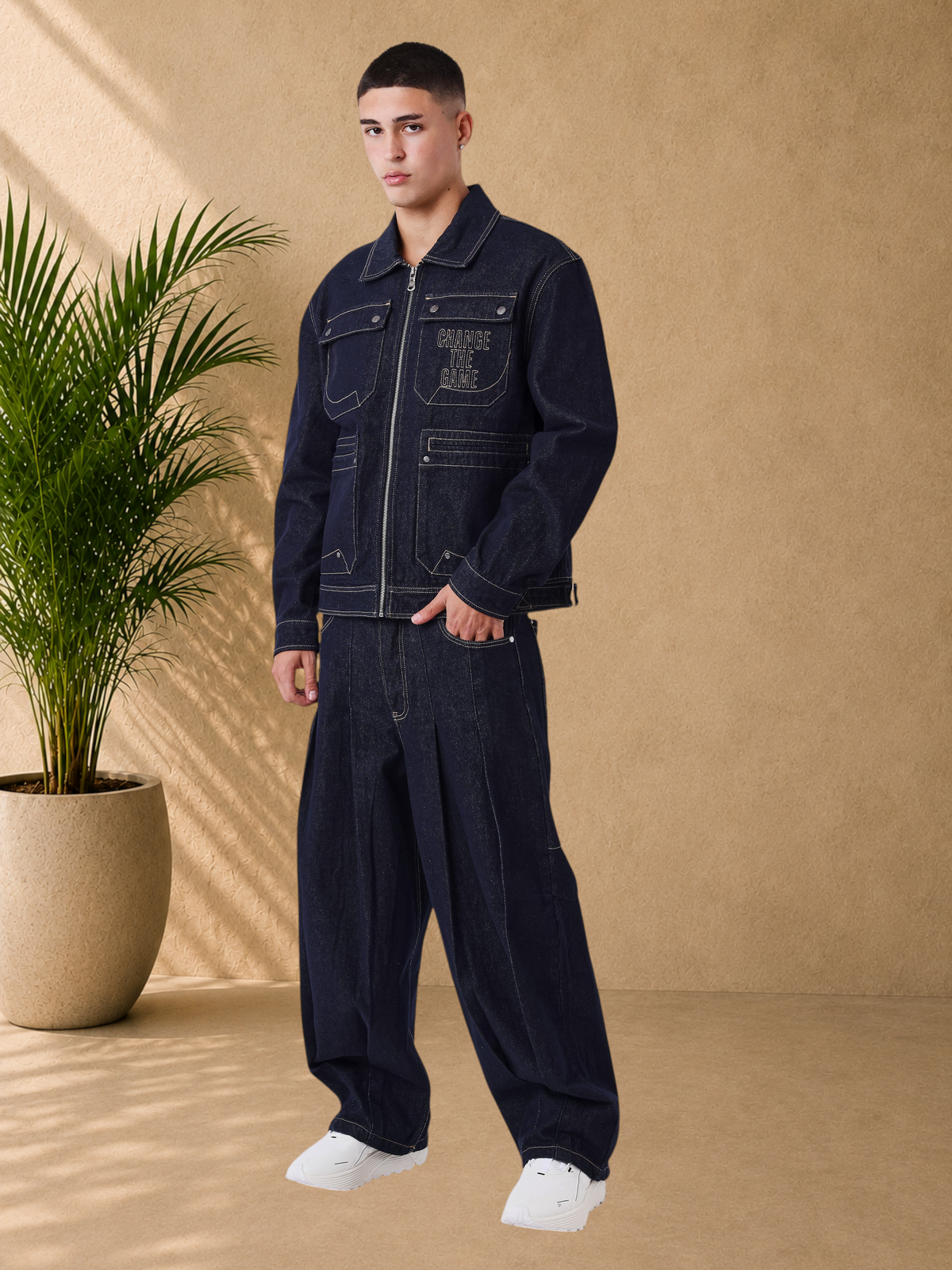 PXP - VESTE DENIM CLASSY BRUT CHANGE THE GAME