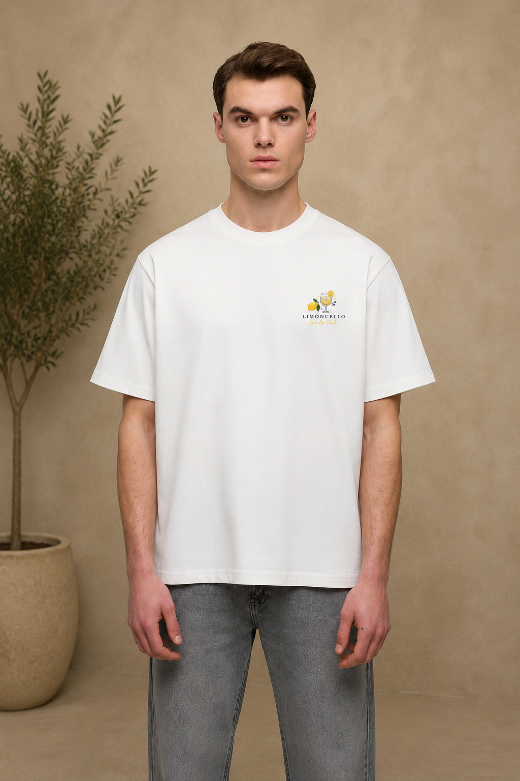 T-shirt Limoncello blanc