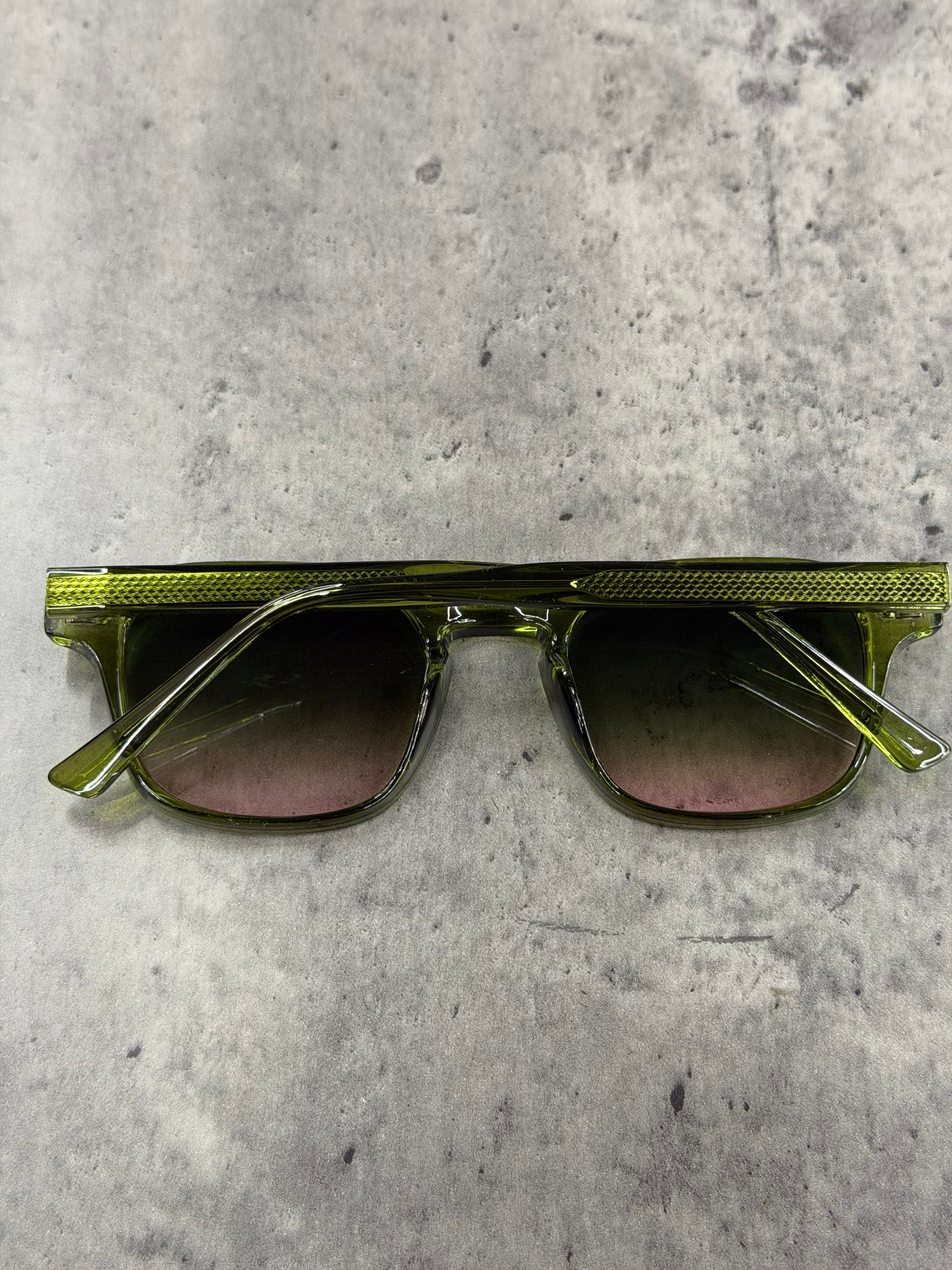 Lunette Dubaï kaki vert rose