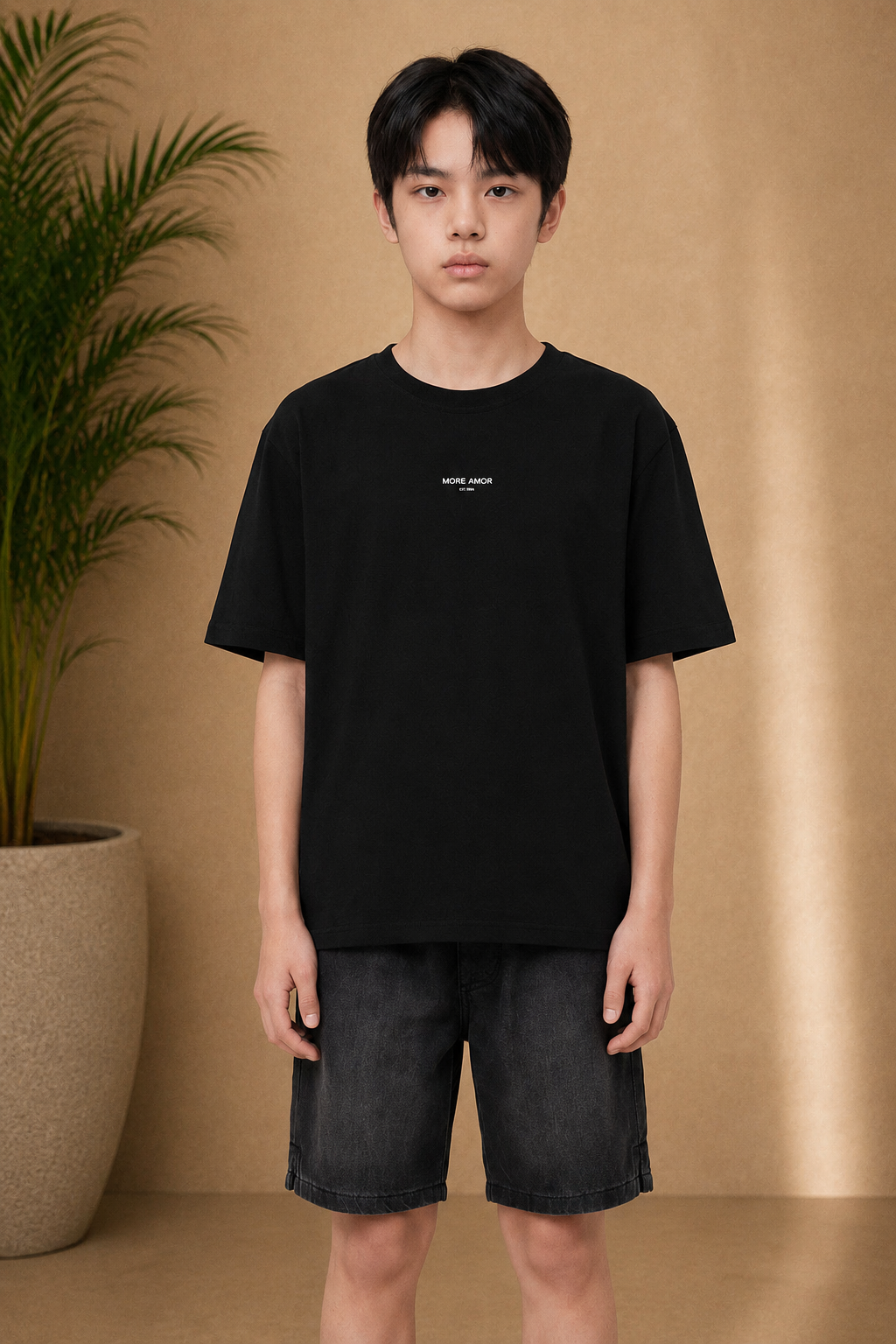 T-shirt enfant Por Favor noir