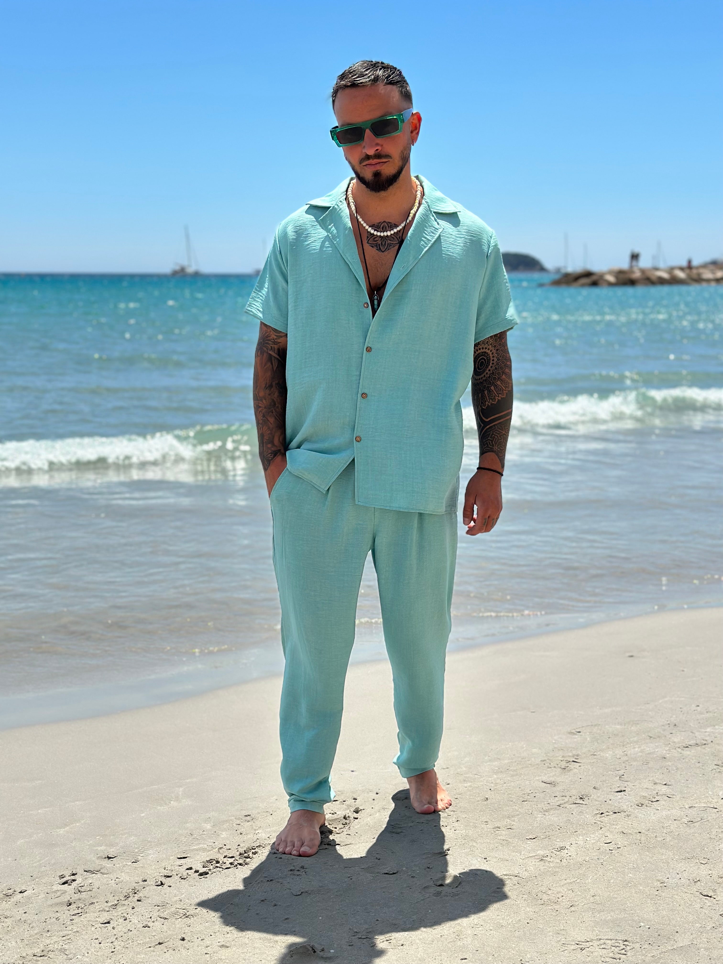 Ensemble Ibiza Lin vert