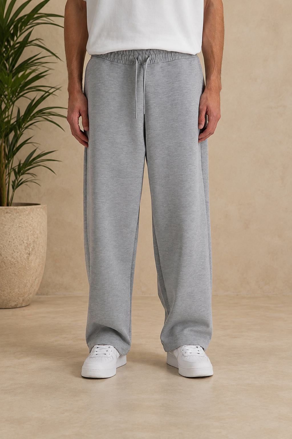 Pantalon jogg loose gris
