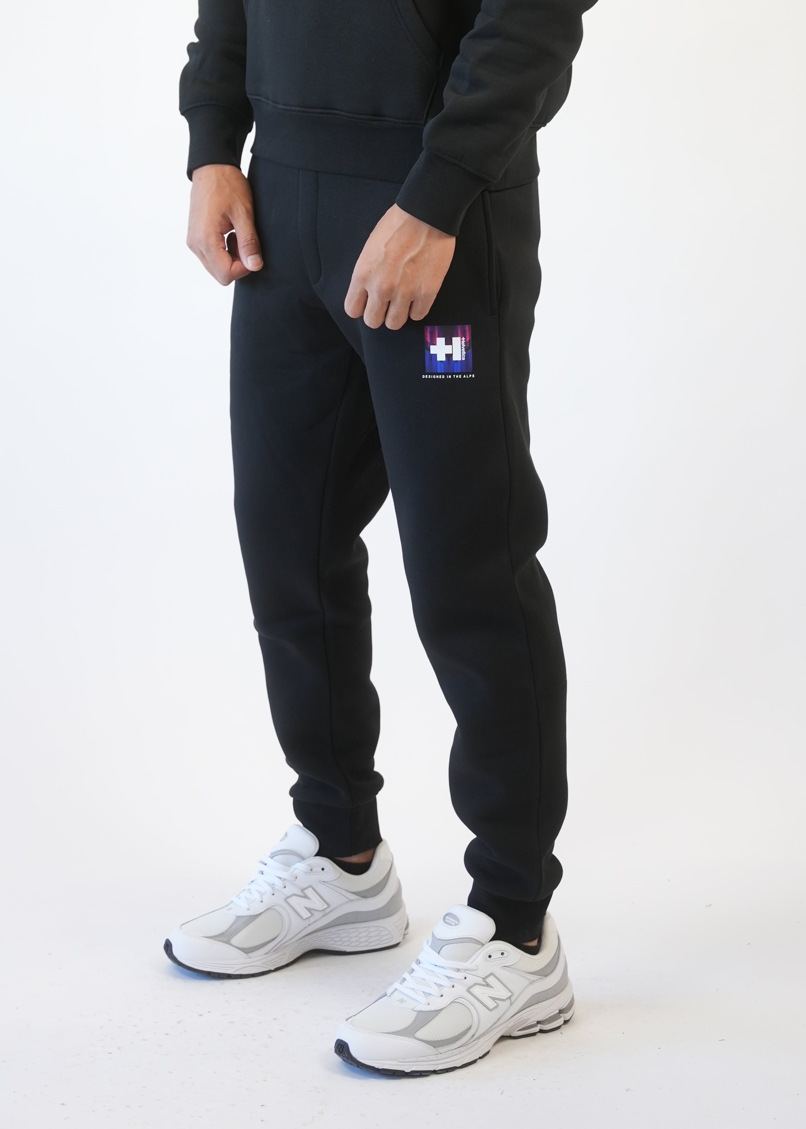 Helvetica - Jogging Square noir