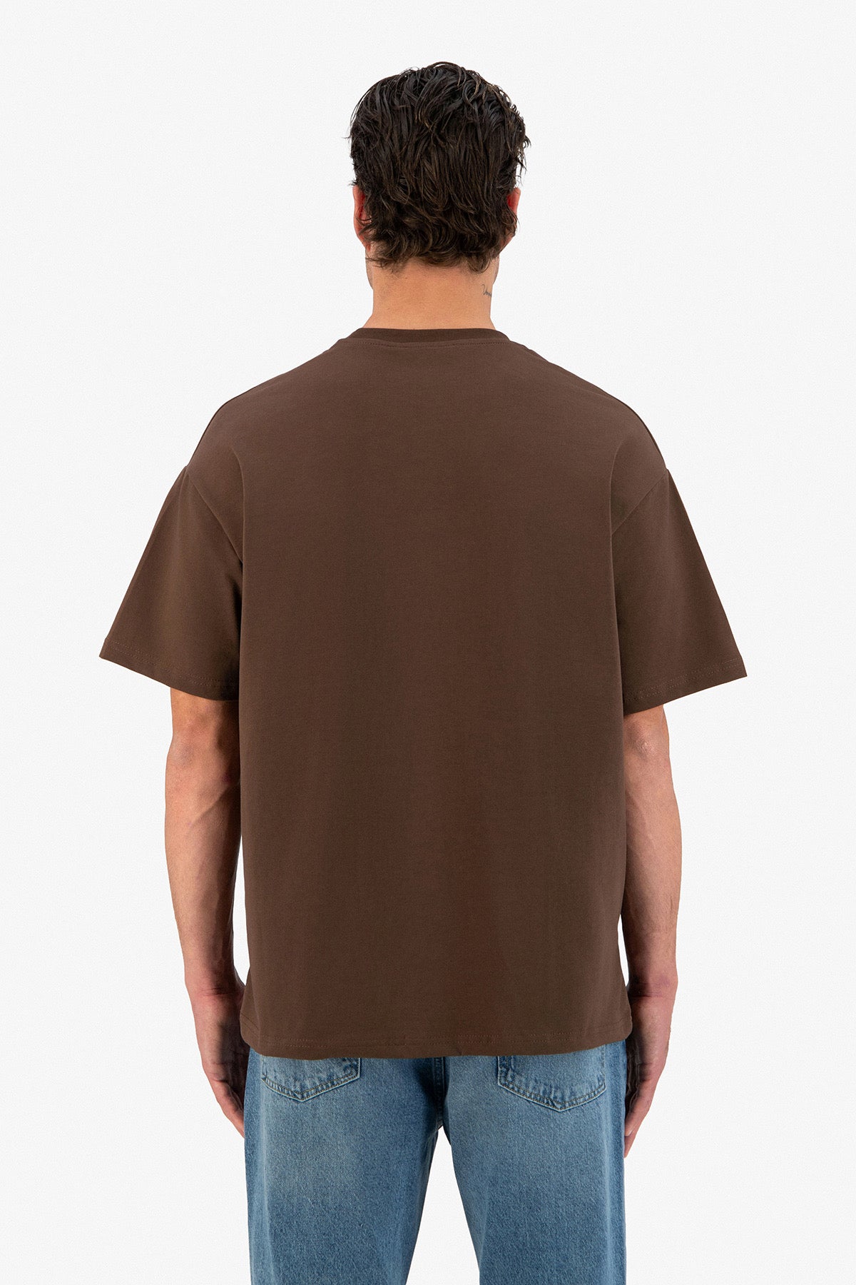 T-shirt marron petit cœur