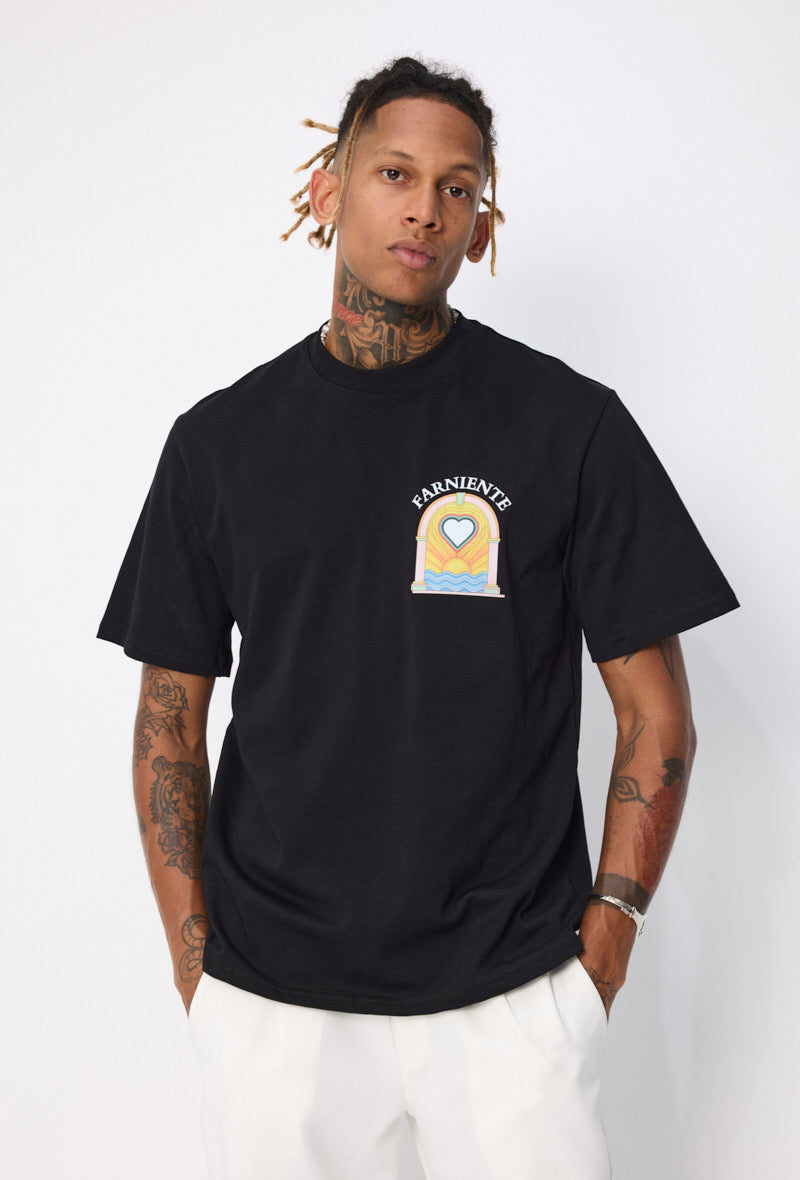 T-shirt Farniente noir
