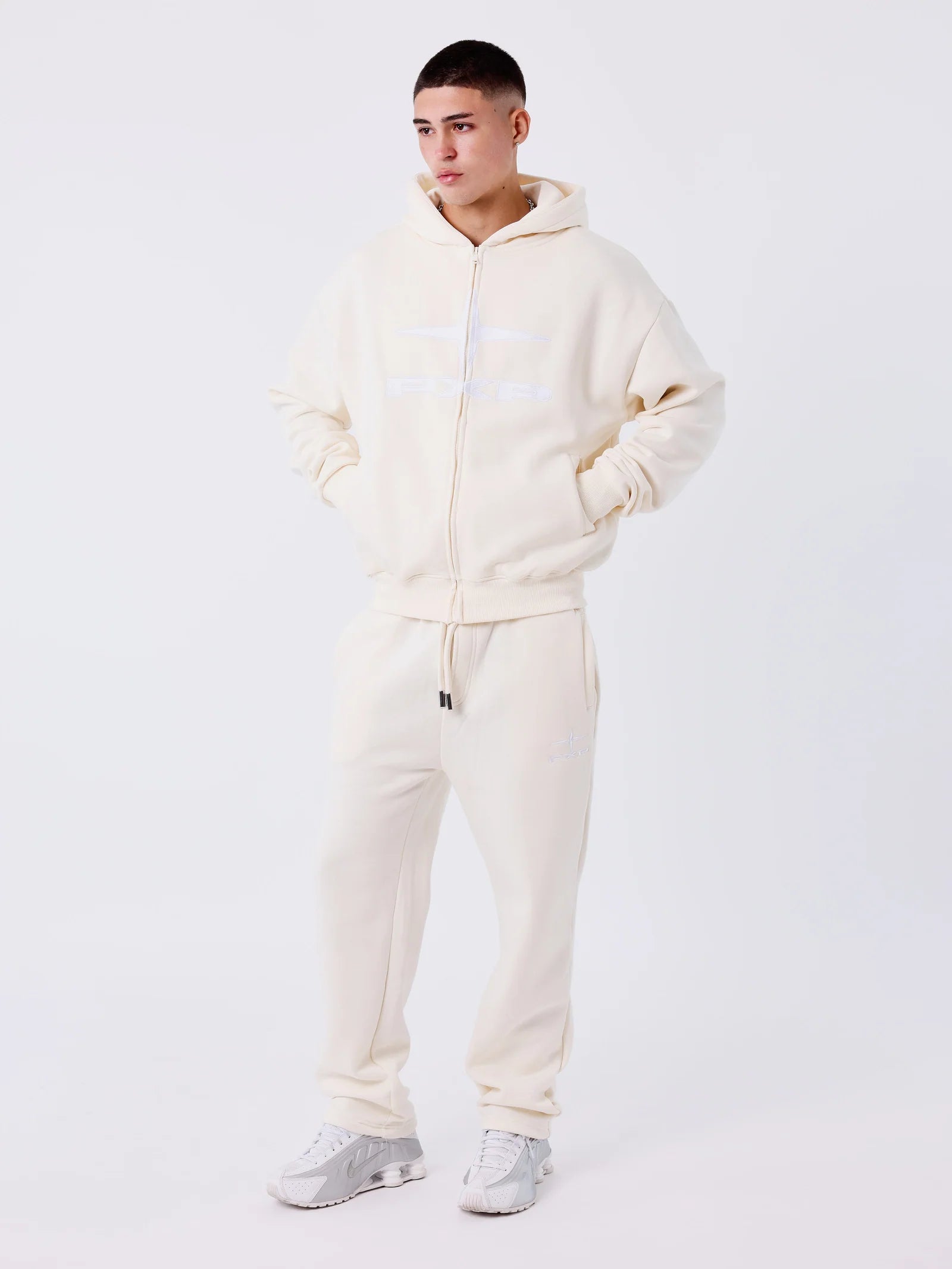 PXP - Veste capuche essentials ivoire