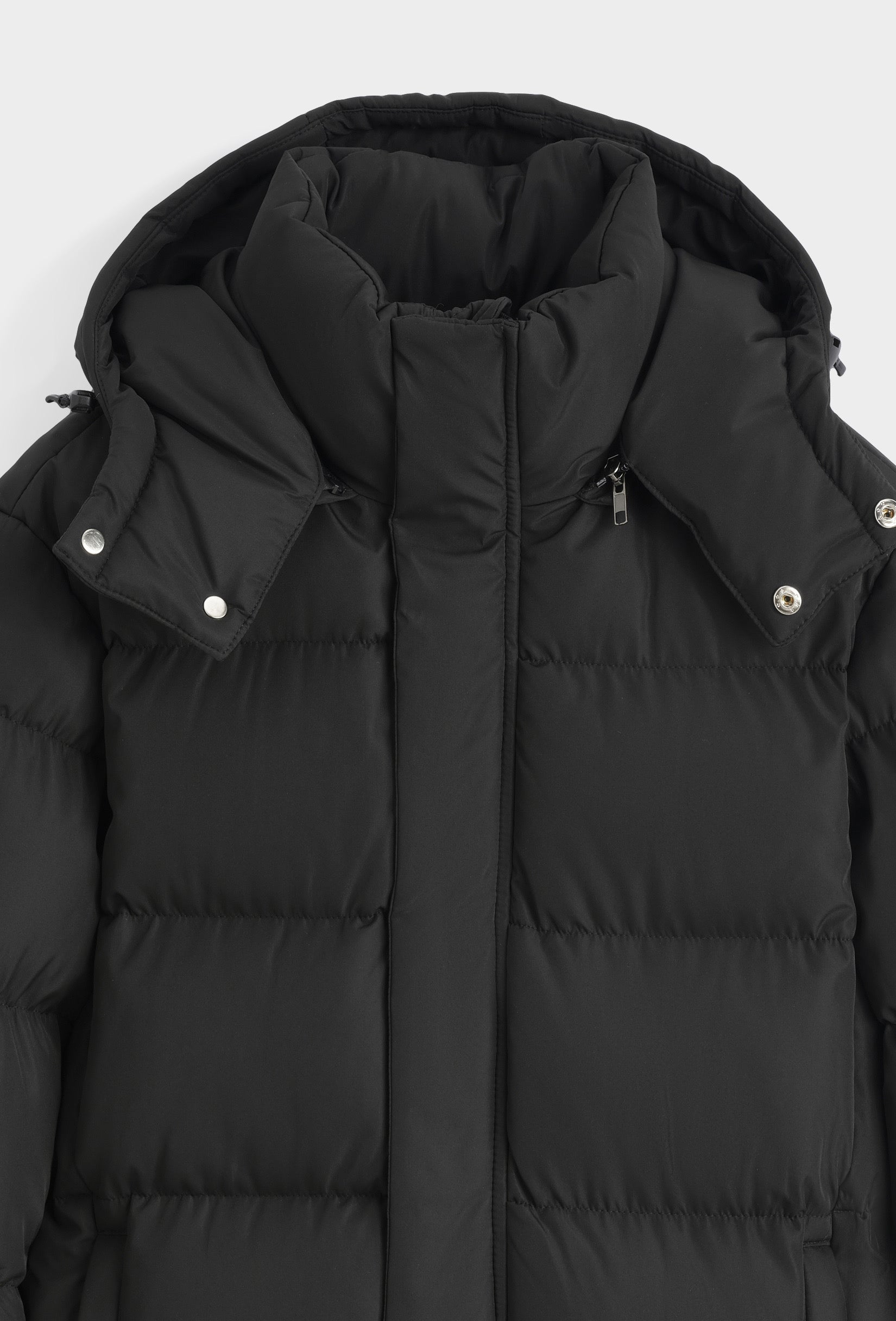 Doudoune capuche noir