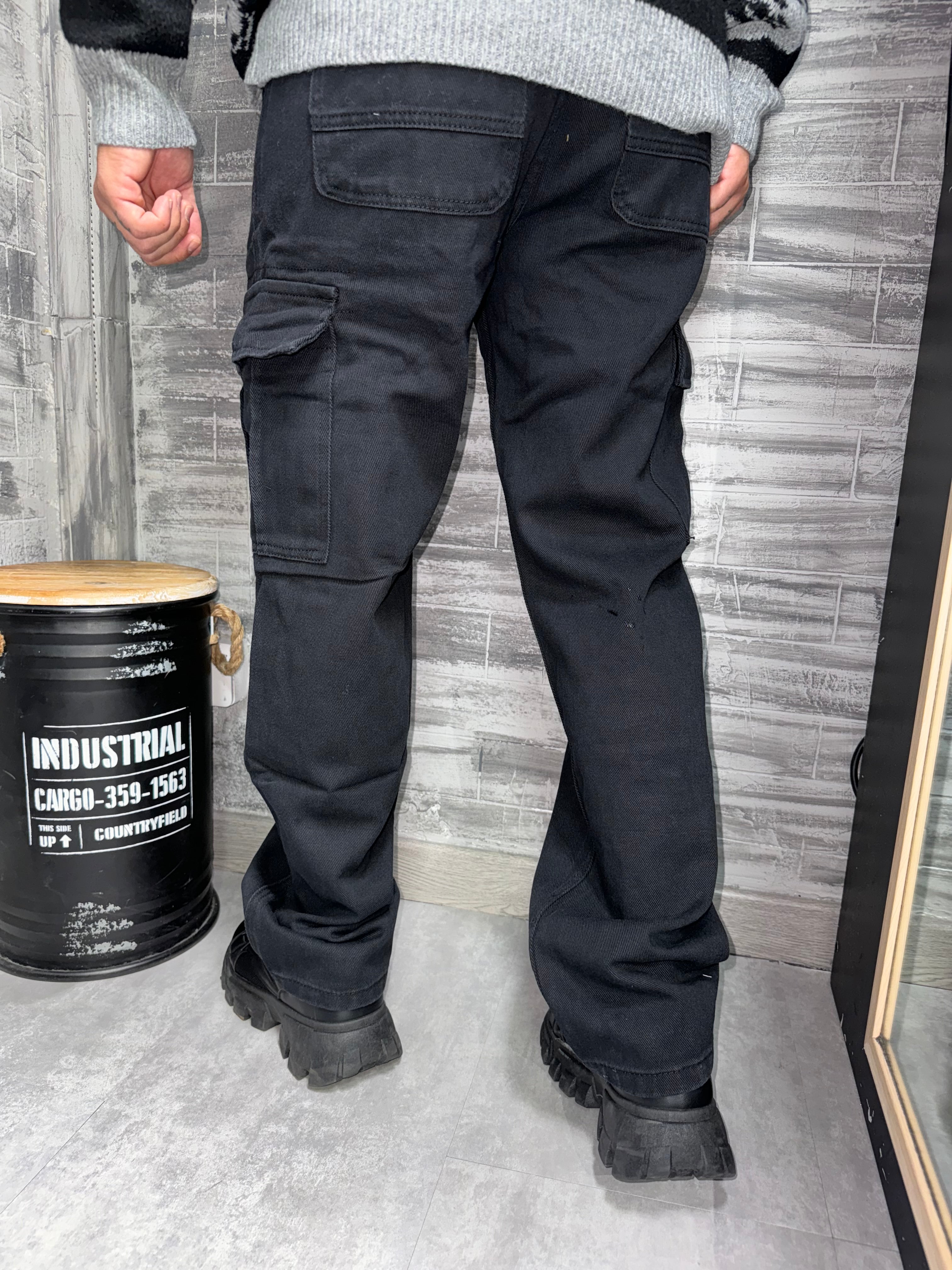 Frilivin - Loose sky blue jeans