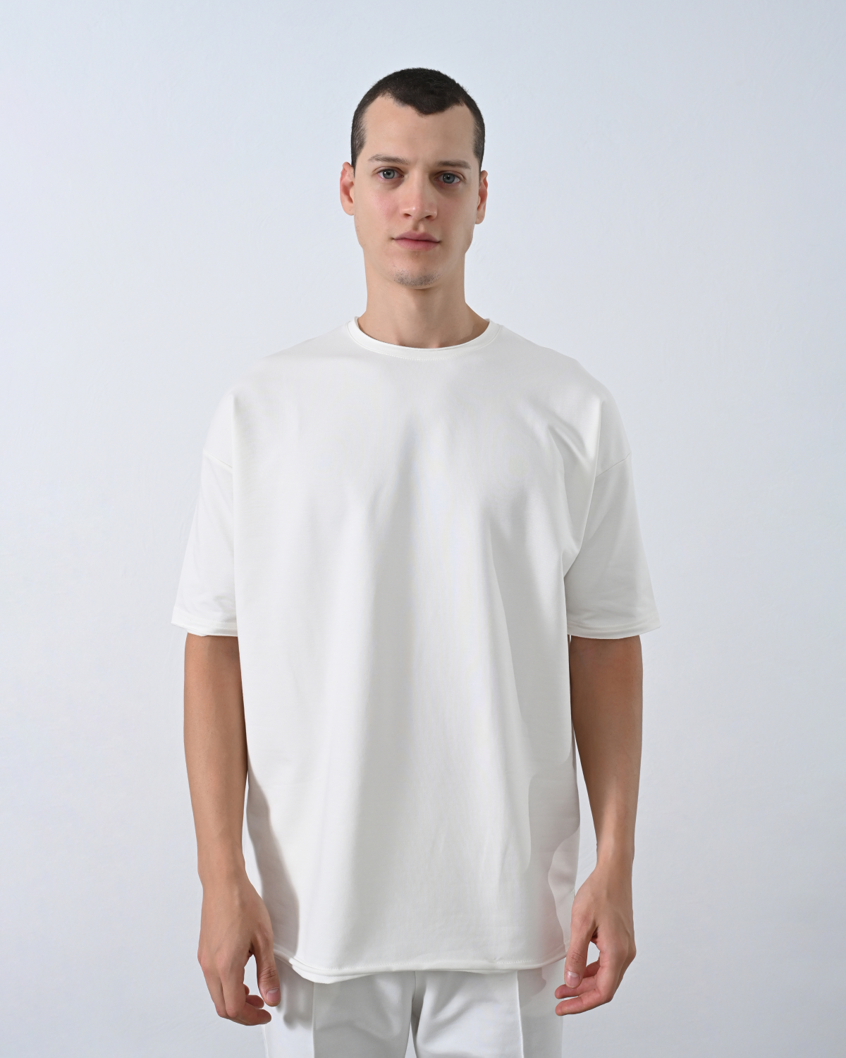 T-shirt Oversize uni blanc