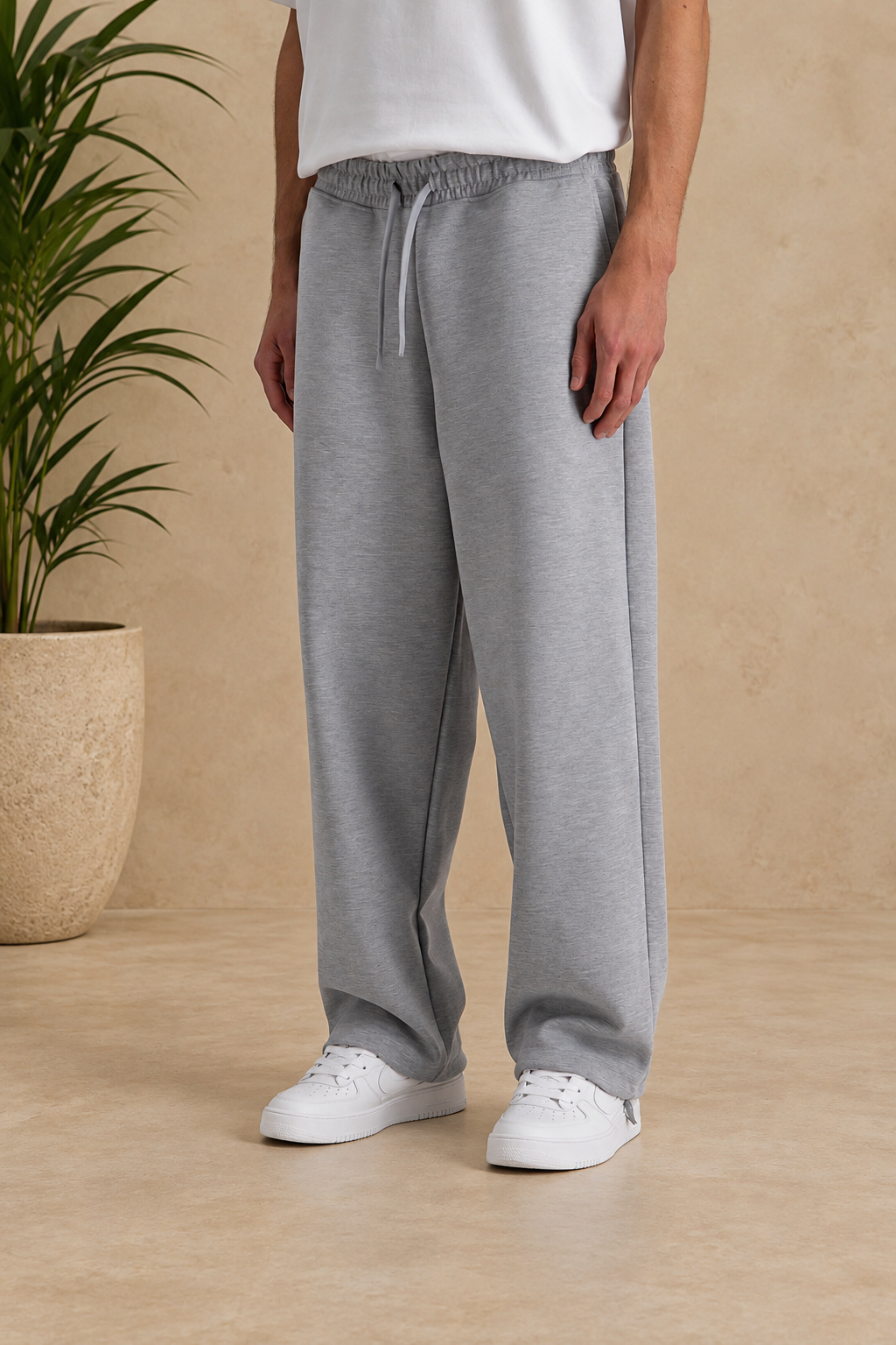 Pantalon jogg loose gris