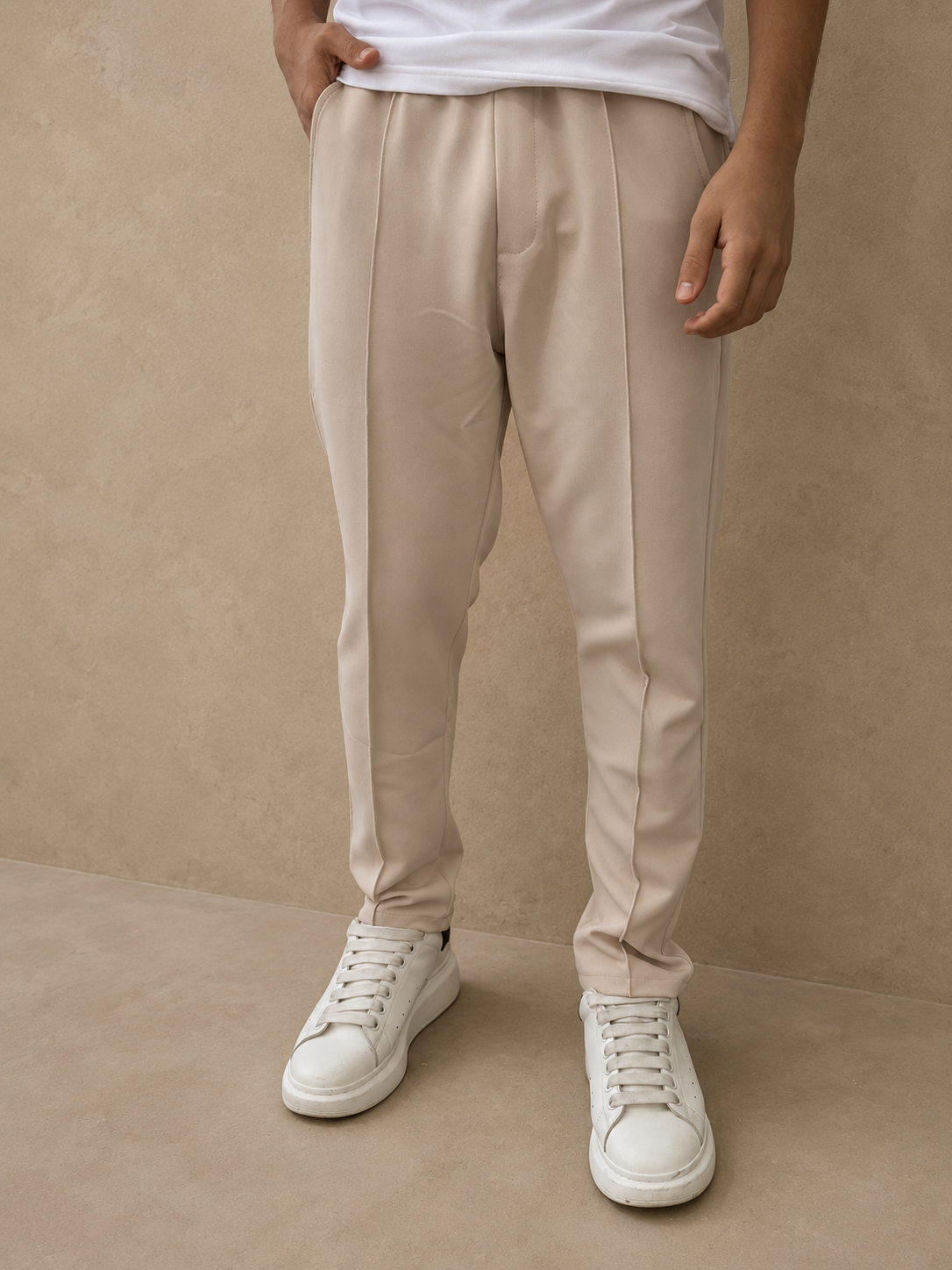 Pantalon Lounge Beige Rosé