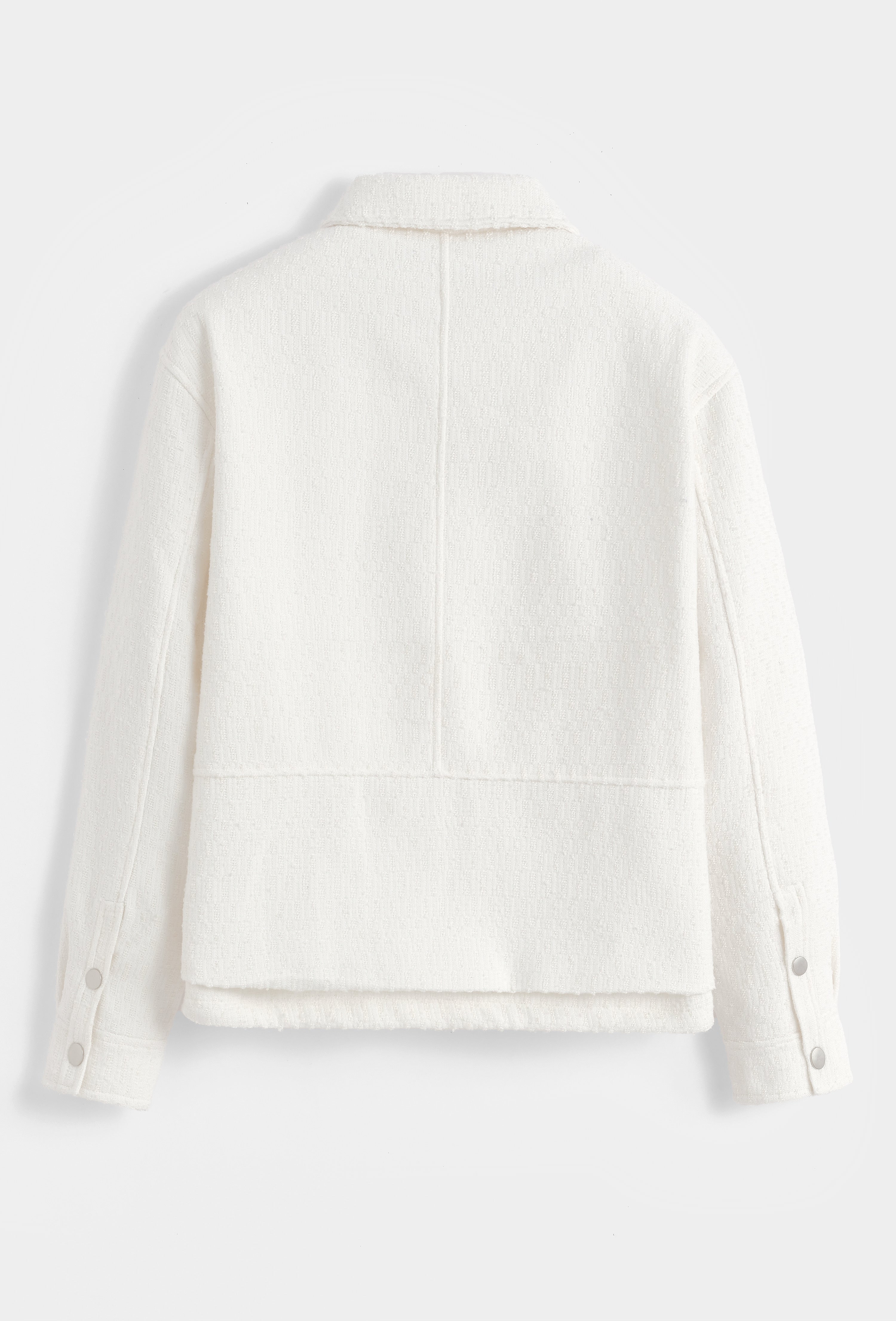 Veste blanche texturée