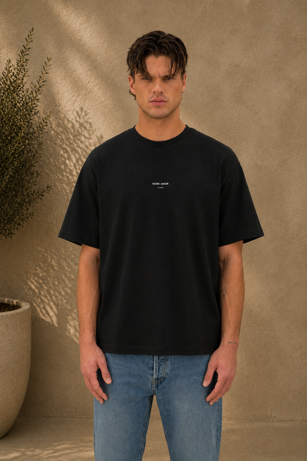 T-Shirt Por Favor noir