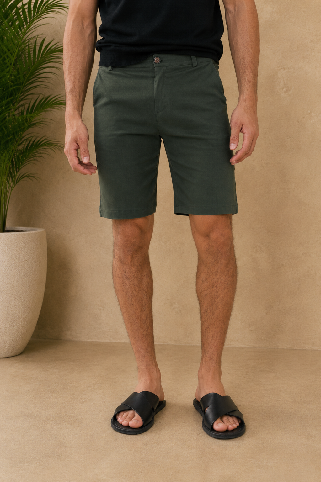 Short pince kaki