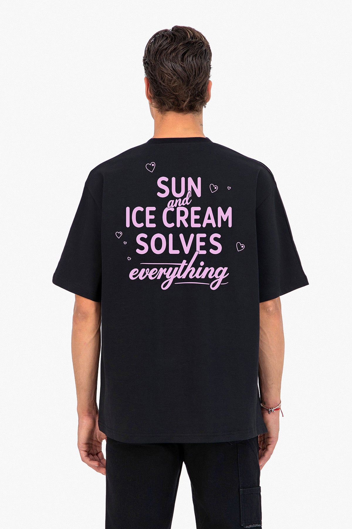 T-Shirt Ice Cream noir