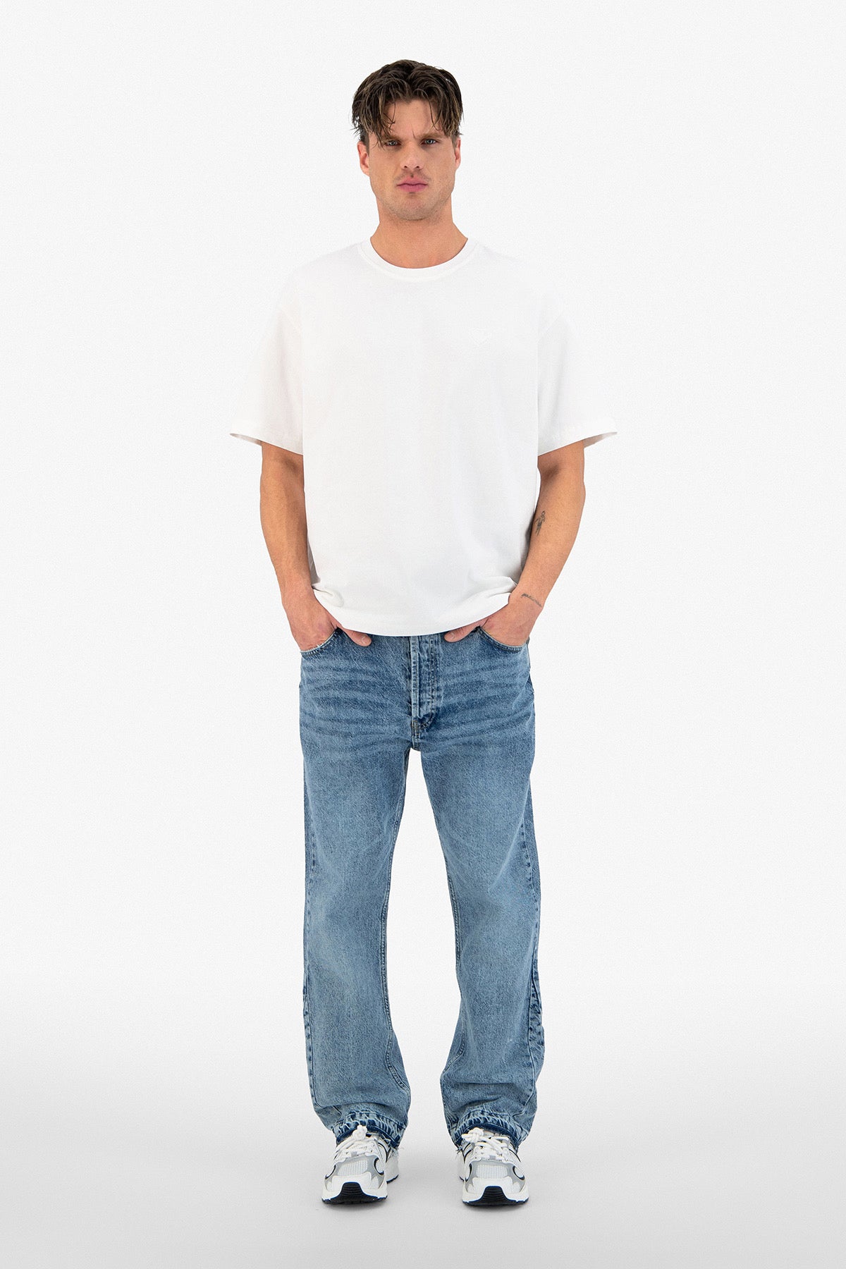 T-shirt blanc petit cœur