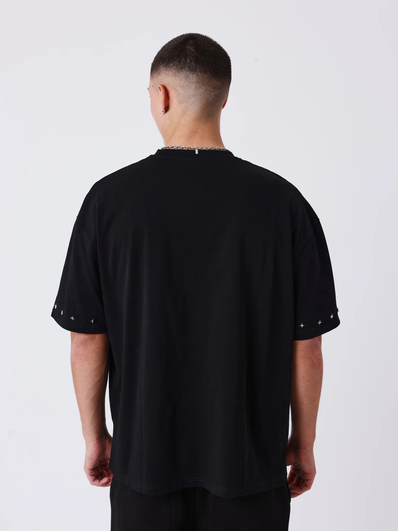 PXP - T-shirt noir léopard