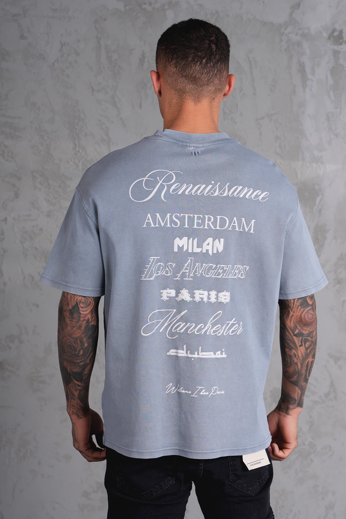 T-Shirt Los Angeles gris clair