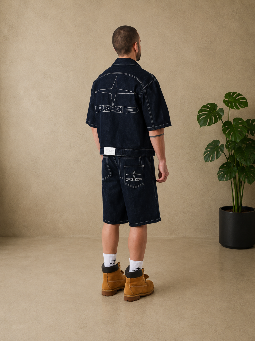 PXP - Short en Jean brut