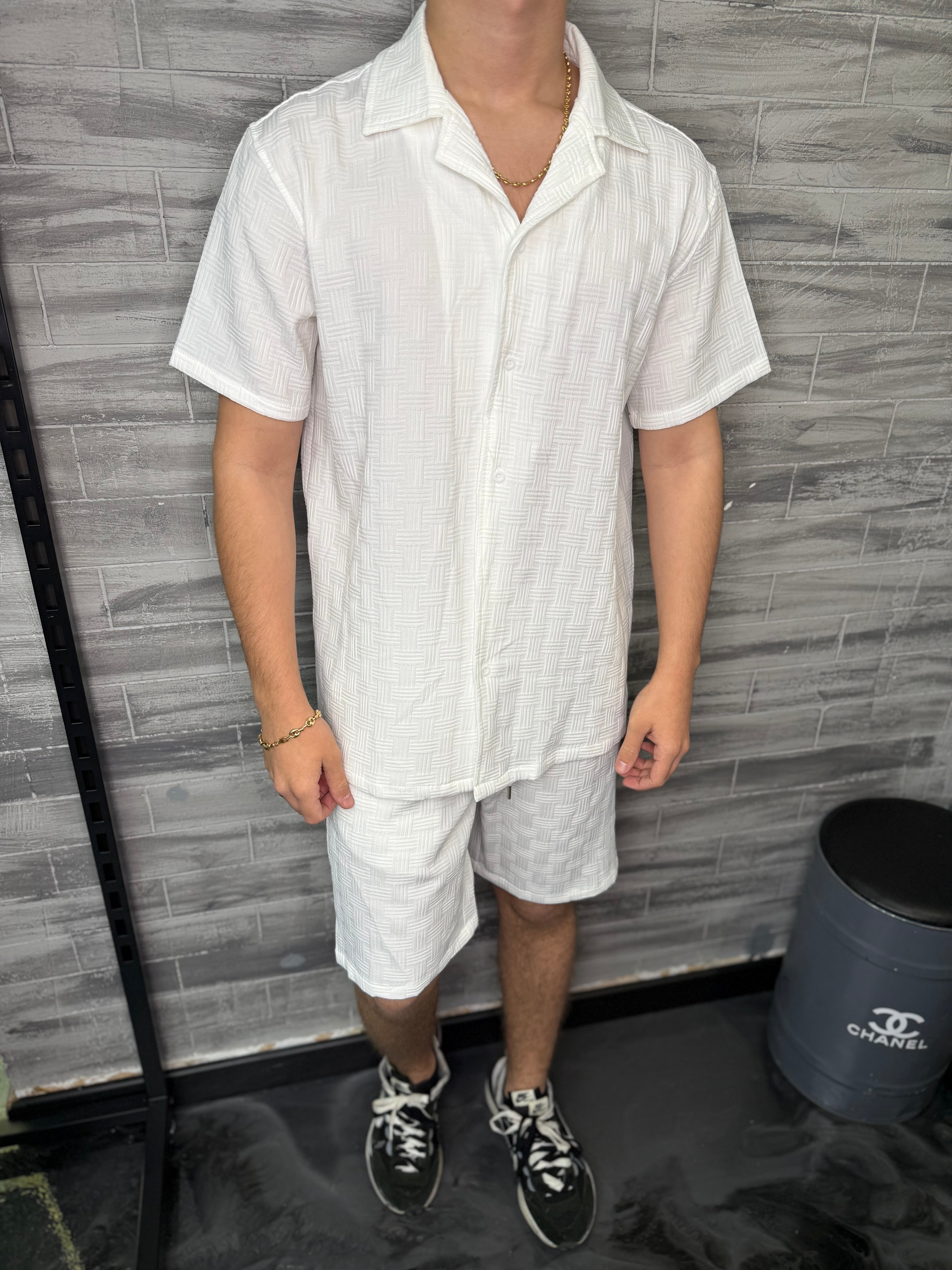 Ensemble Malta short + chemise blanc