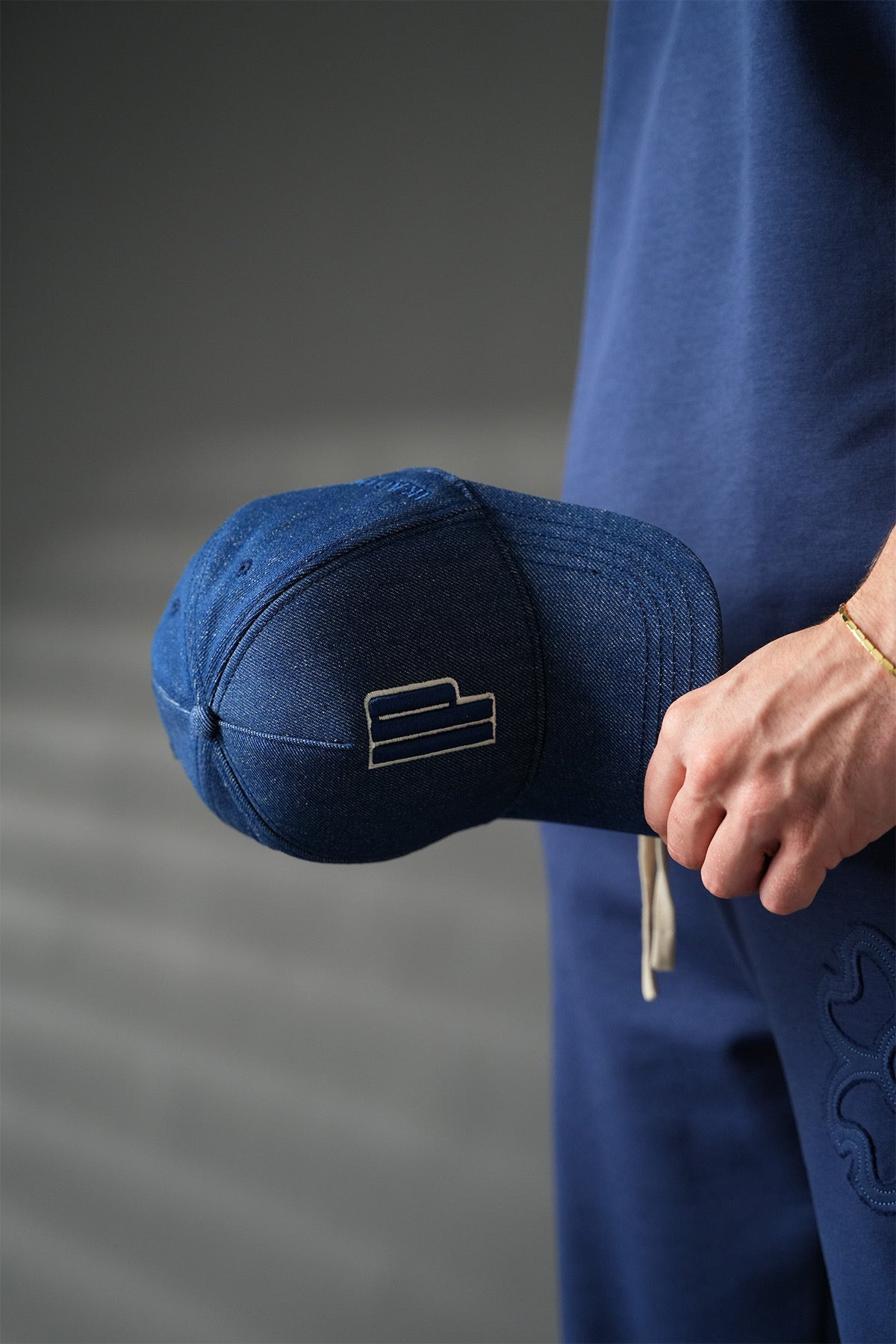 Casquette Ikao bleu jean
