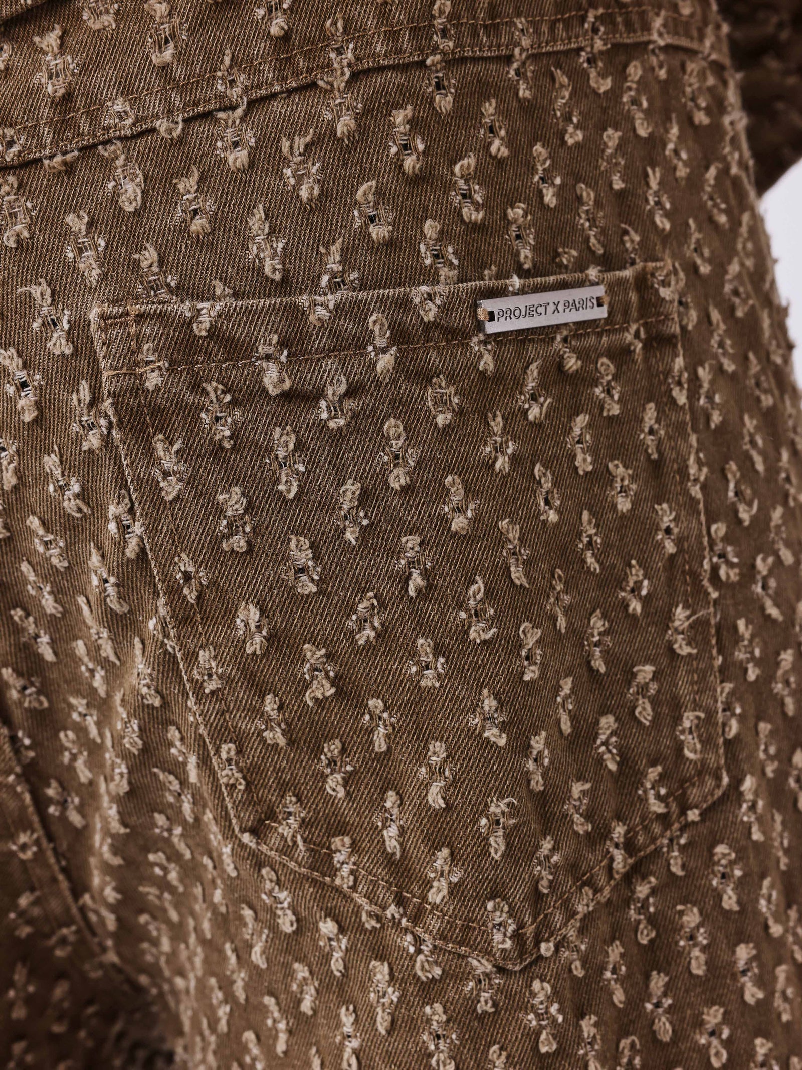 PXP - Pantalon denim native marron