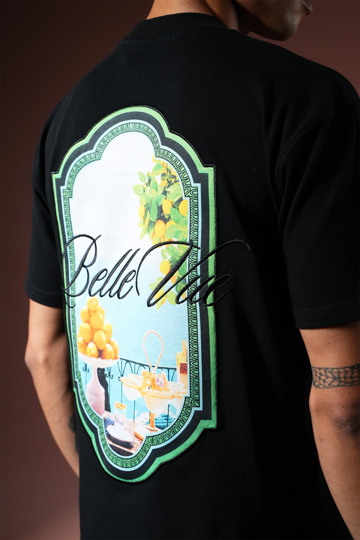 T-Shirt Belle Vue noir