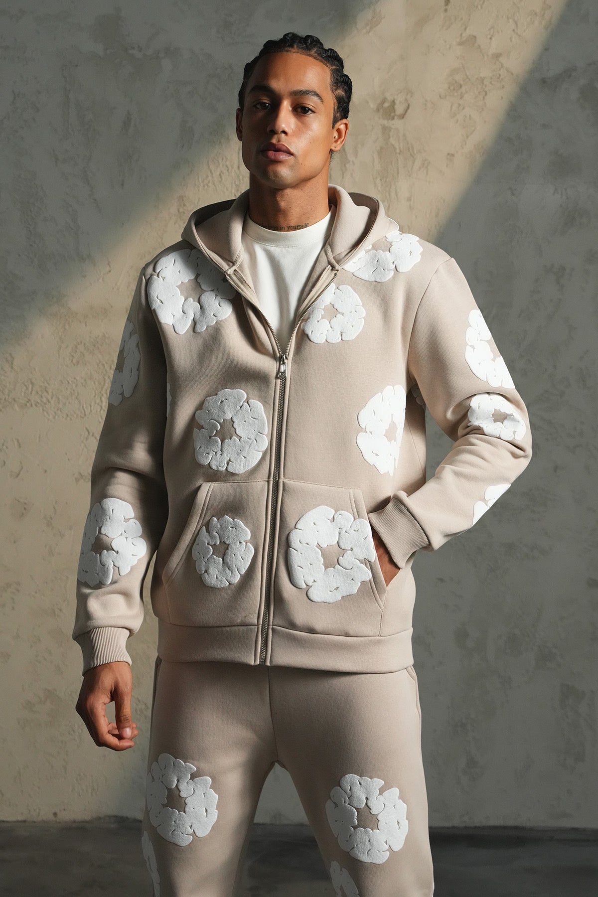 Ensemble veste Tears beige