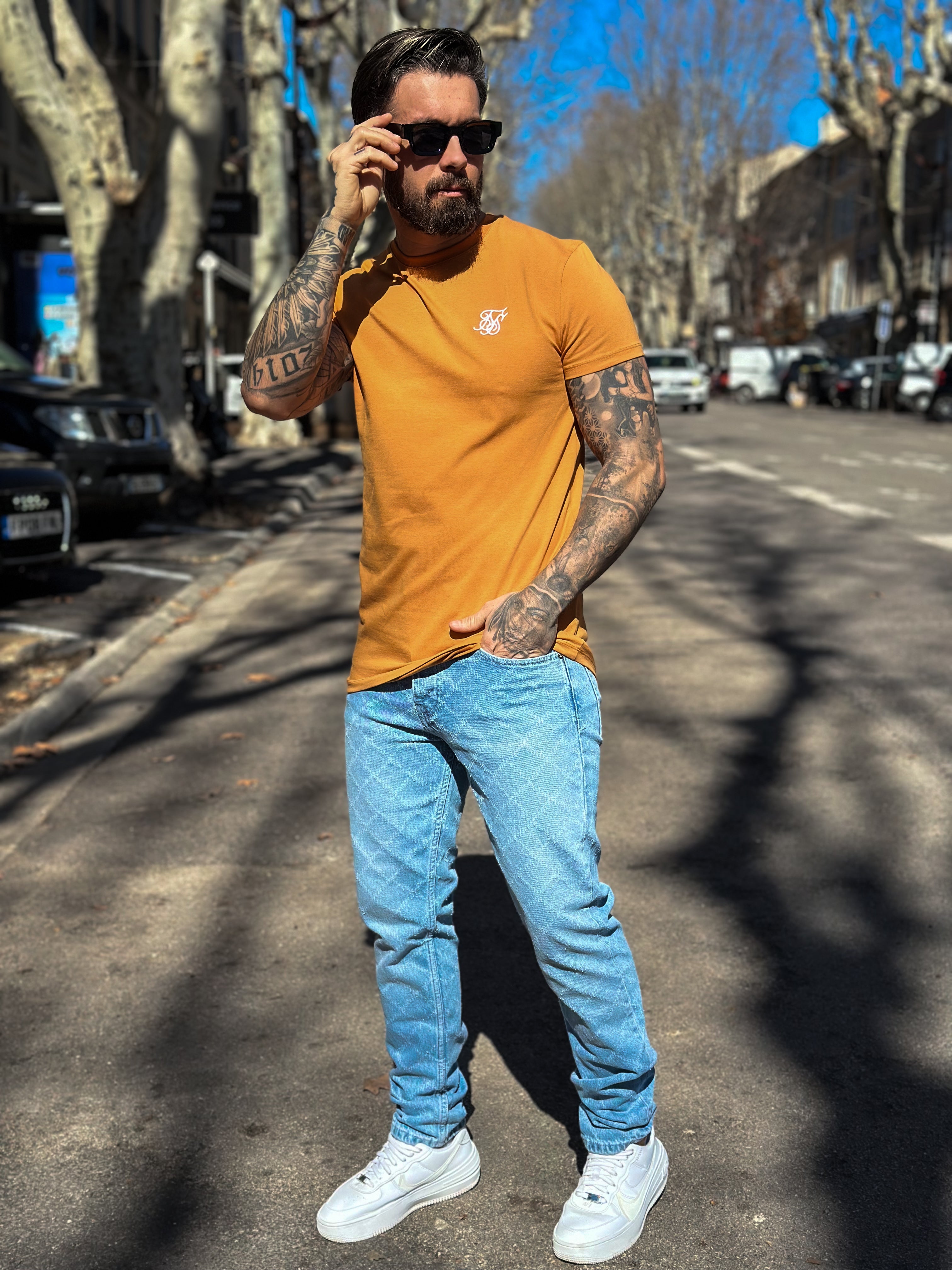 T-Shirt Basic Fit Orange