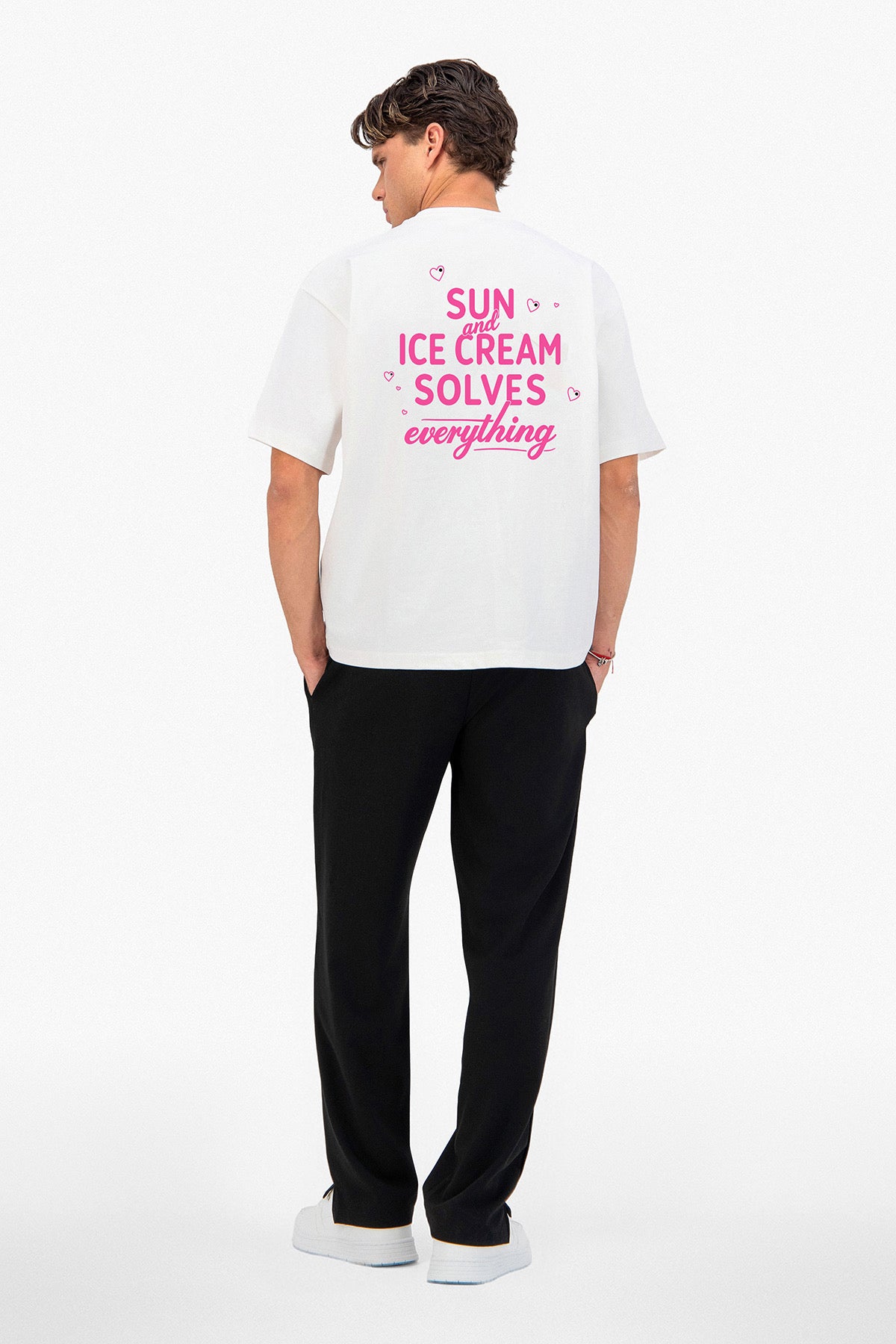 T-Shirt Ice Cream blanc