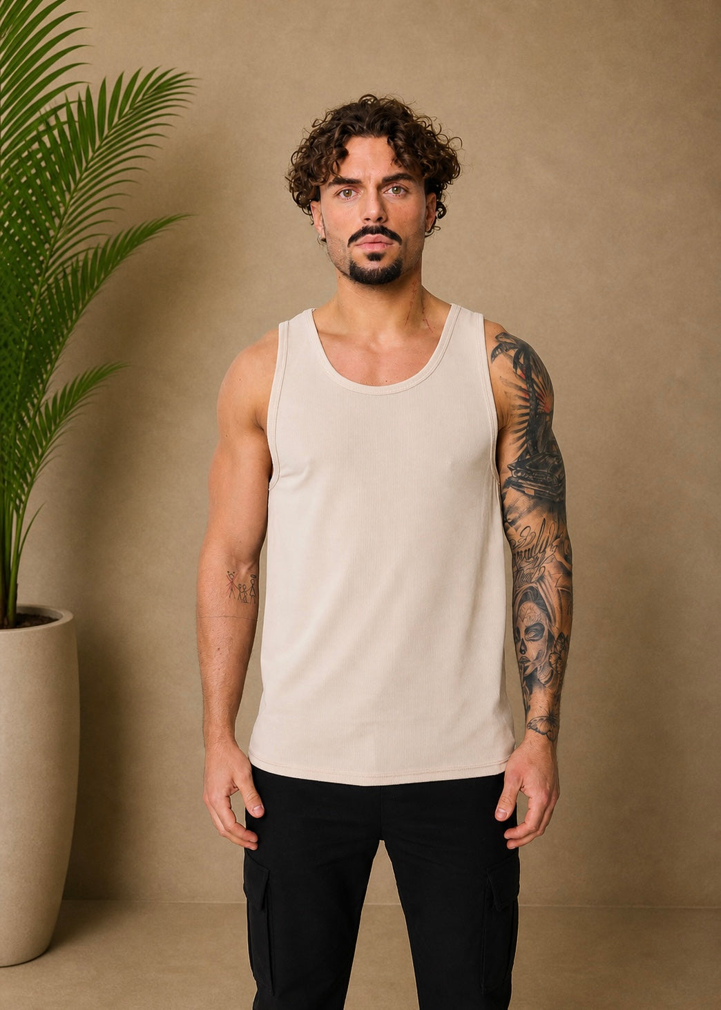 Débardeur / marcel beige